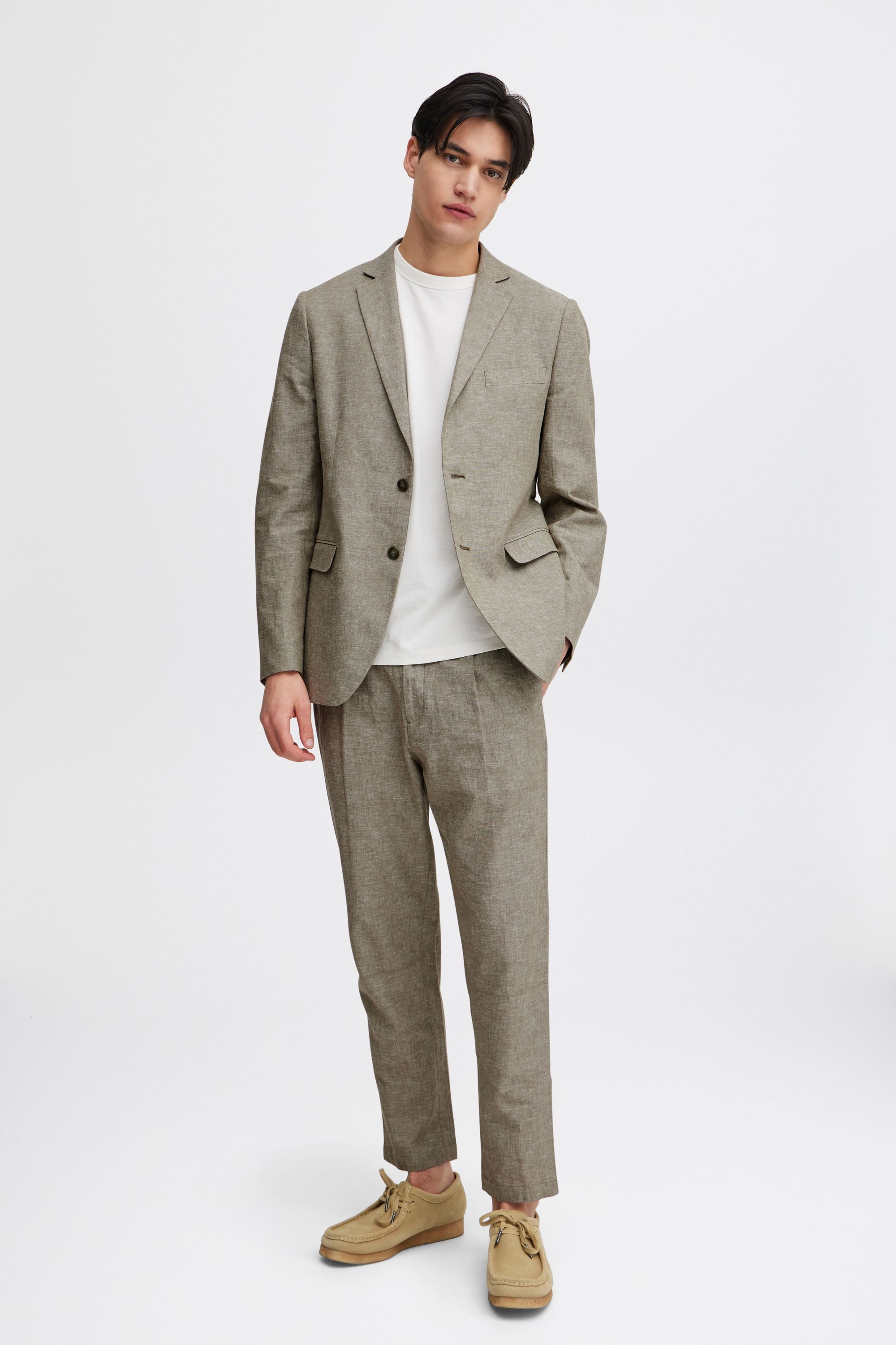 Casual Friday Anzugsakko CFBille 0144 linen mix blazer Blazer aus Leinenmix günstig online kaufen