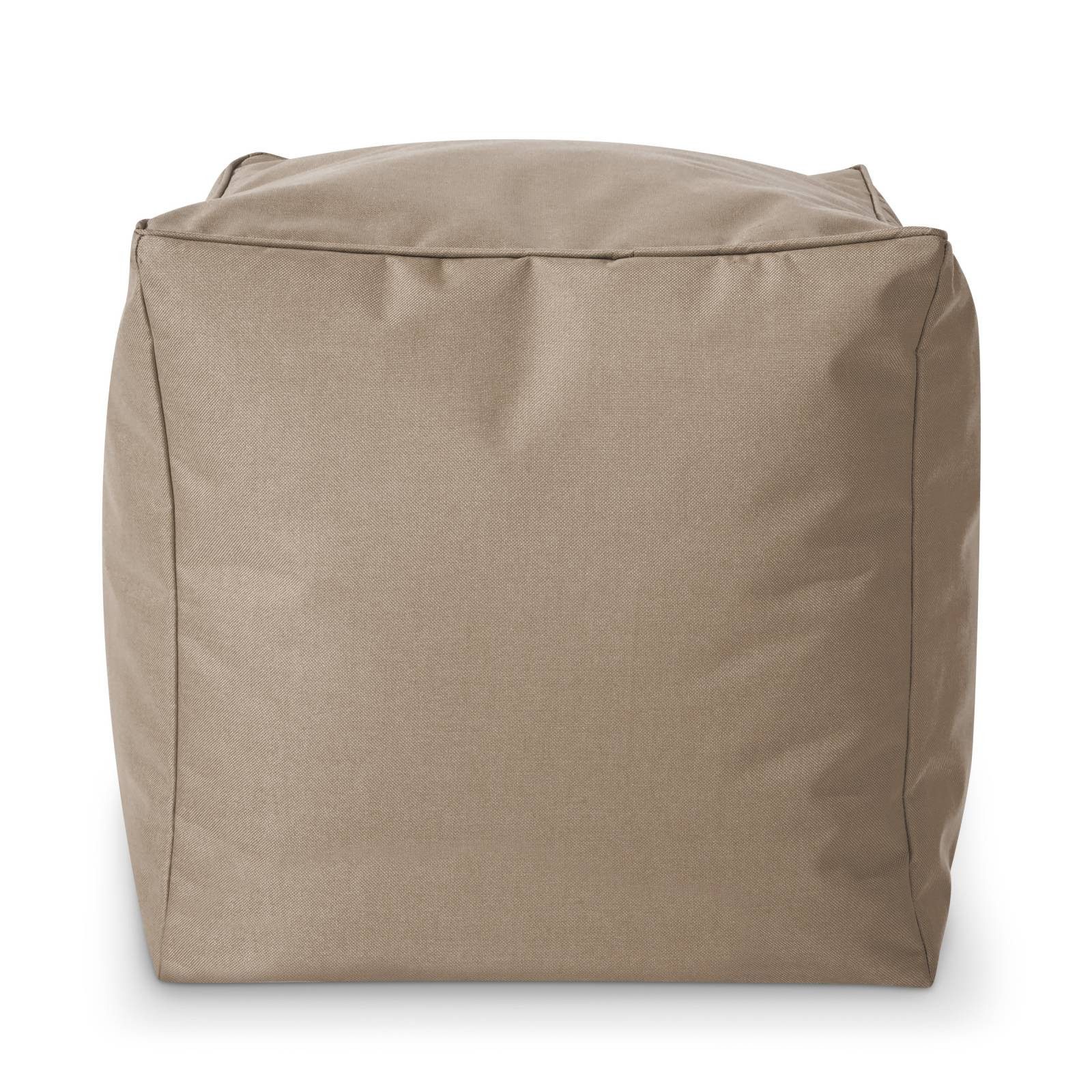 Green Bean Sitzsack Sitzsack-Hocker Pouf Cube 40x40x40cm (Hocker 40x40x40cm günstig online kaufen