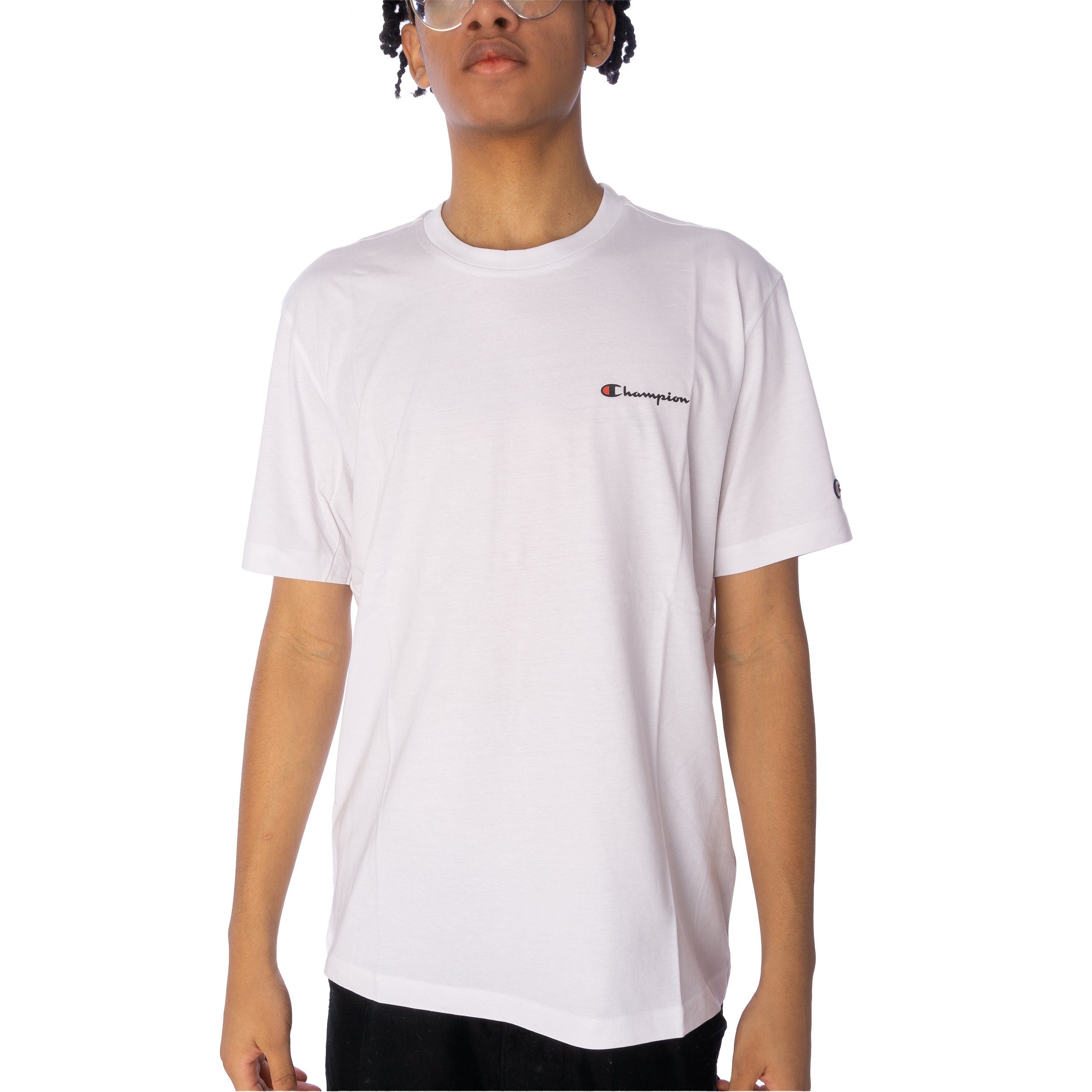 Champion T-Shirt T-Shirt Champion 219214 (1-tlg) weiß