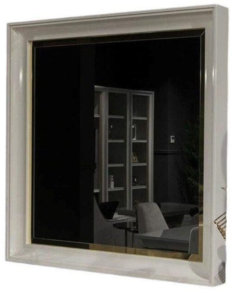 Xlmoebel Wandspiegel Moderner Wandspiegel mit weißem Rahmen von Spiegel Luxus, Hergestellt in Europa