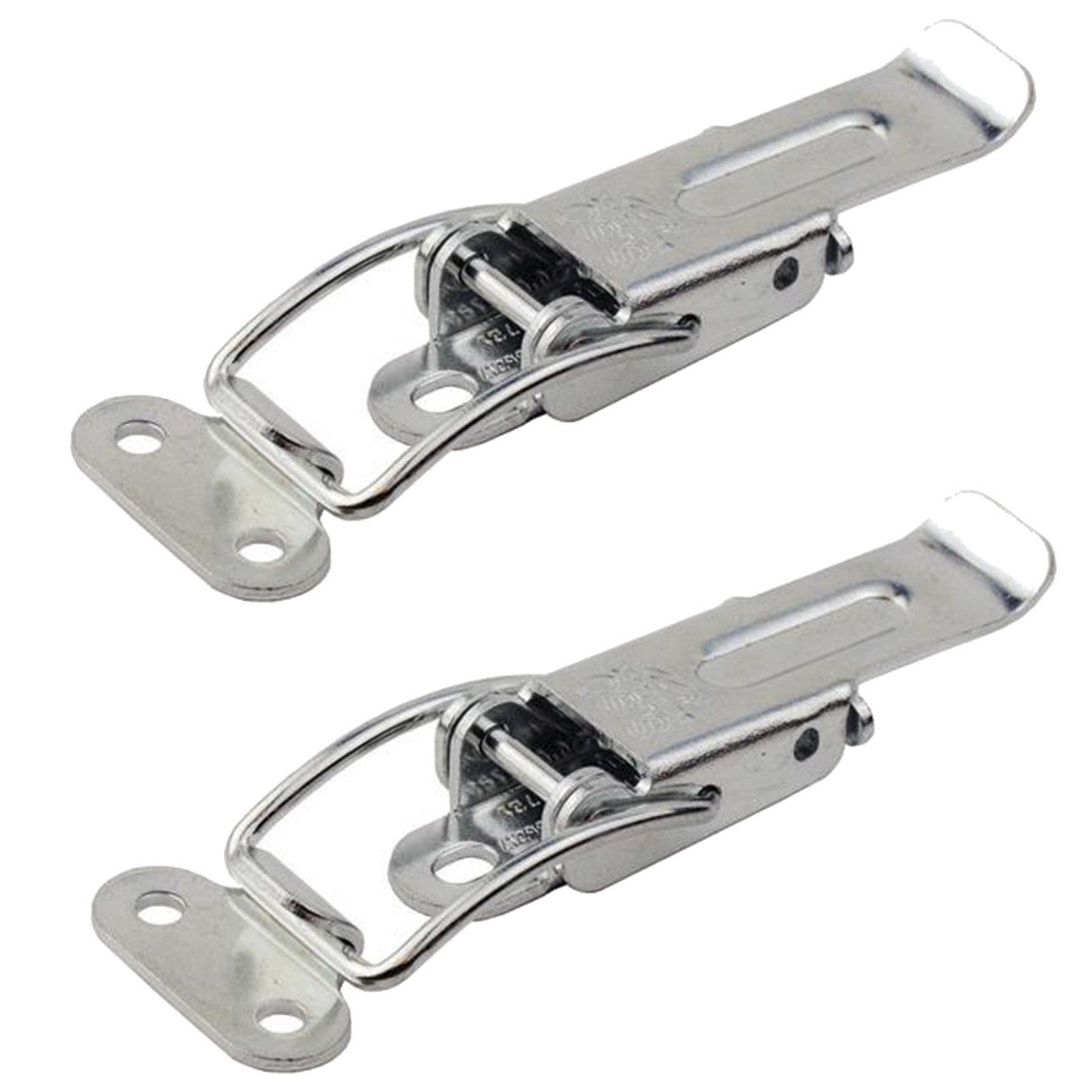 SO-TECH® Kastenriegelschloss Spannverschluss CATCH Kniehebelspanner Tischplattenverbinder, (2-tlg), 2 Stück Hebelverschluss Möbelverbinder verzinkt