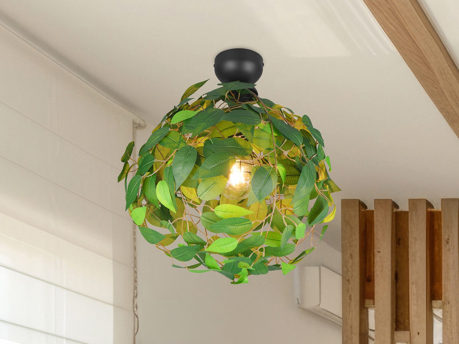 Reality Leuchten LED Deckenleuchte, Dimmfunktion, LED wechselbar, warmweiß, günstig online kaufen