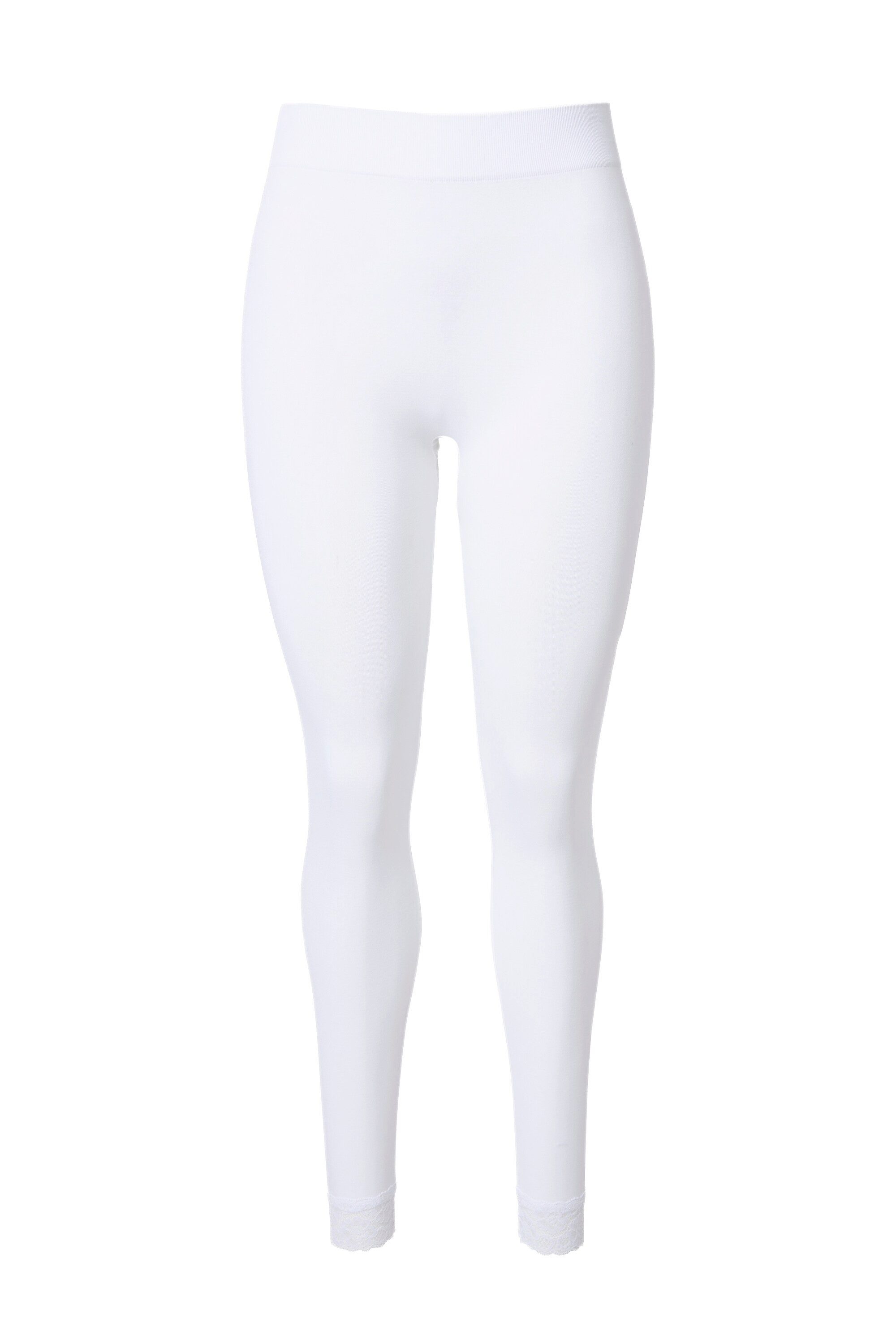 Ulla Popken Feinstrumpfhose Strumpf-Leggings Spitzenbündchen günstig online kaufen
