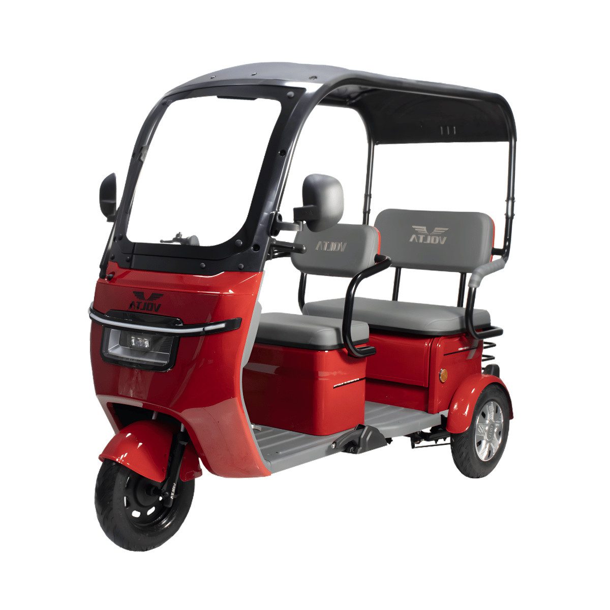Volta E-Motorroller Volta VM5 NEO 3-Rad Elektro Seniorenmobil mit Dach 2 Personen 25km/h, 1000 W, 25 km/h, 1kW 72V 20Ah Blei-Gel Akku, bis zu 58km Reichweite, COC