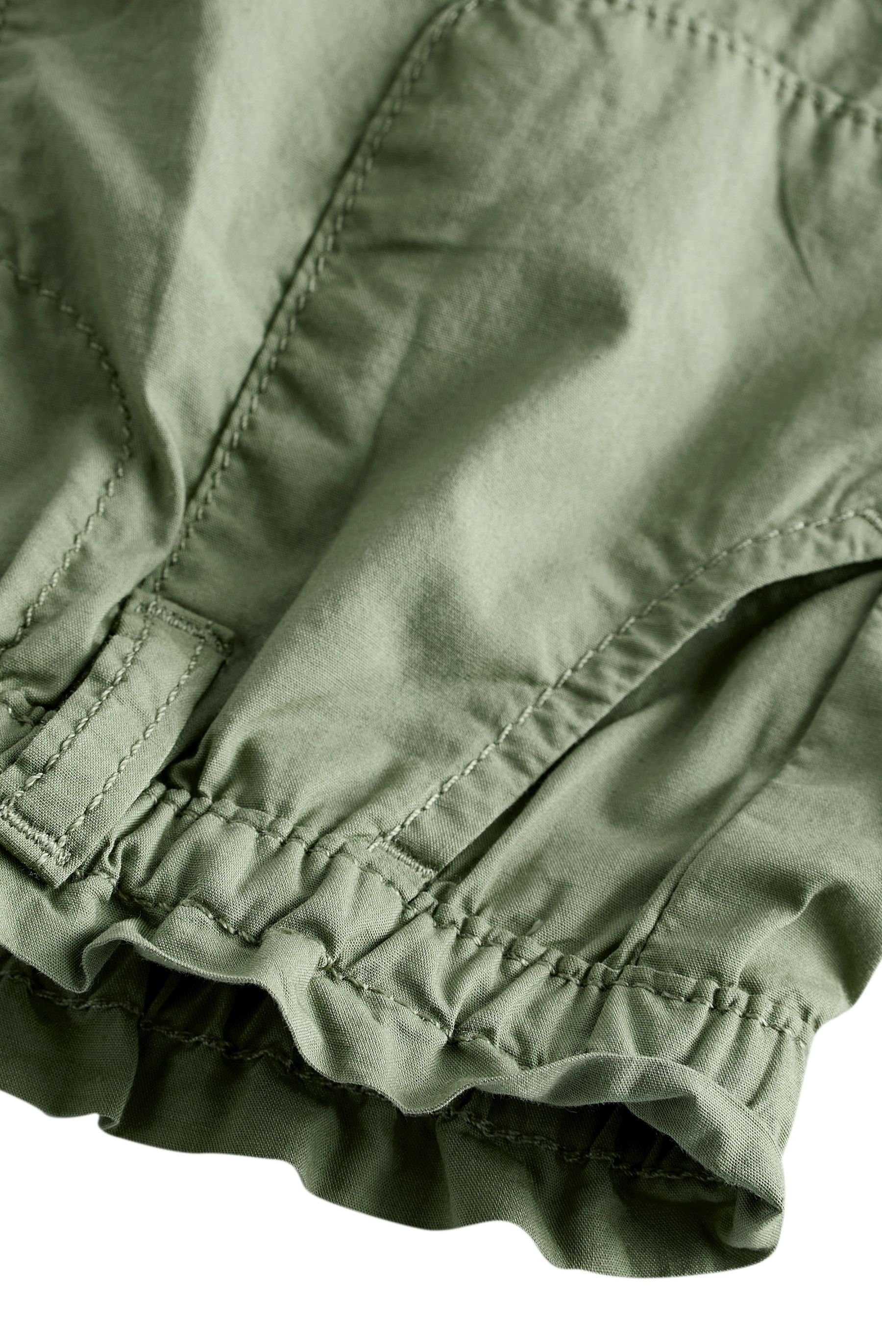 Baumwoll-Shorts (1-tlg) Next Green Khaki Shorts
