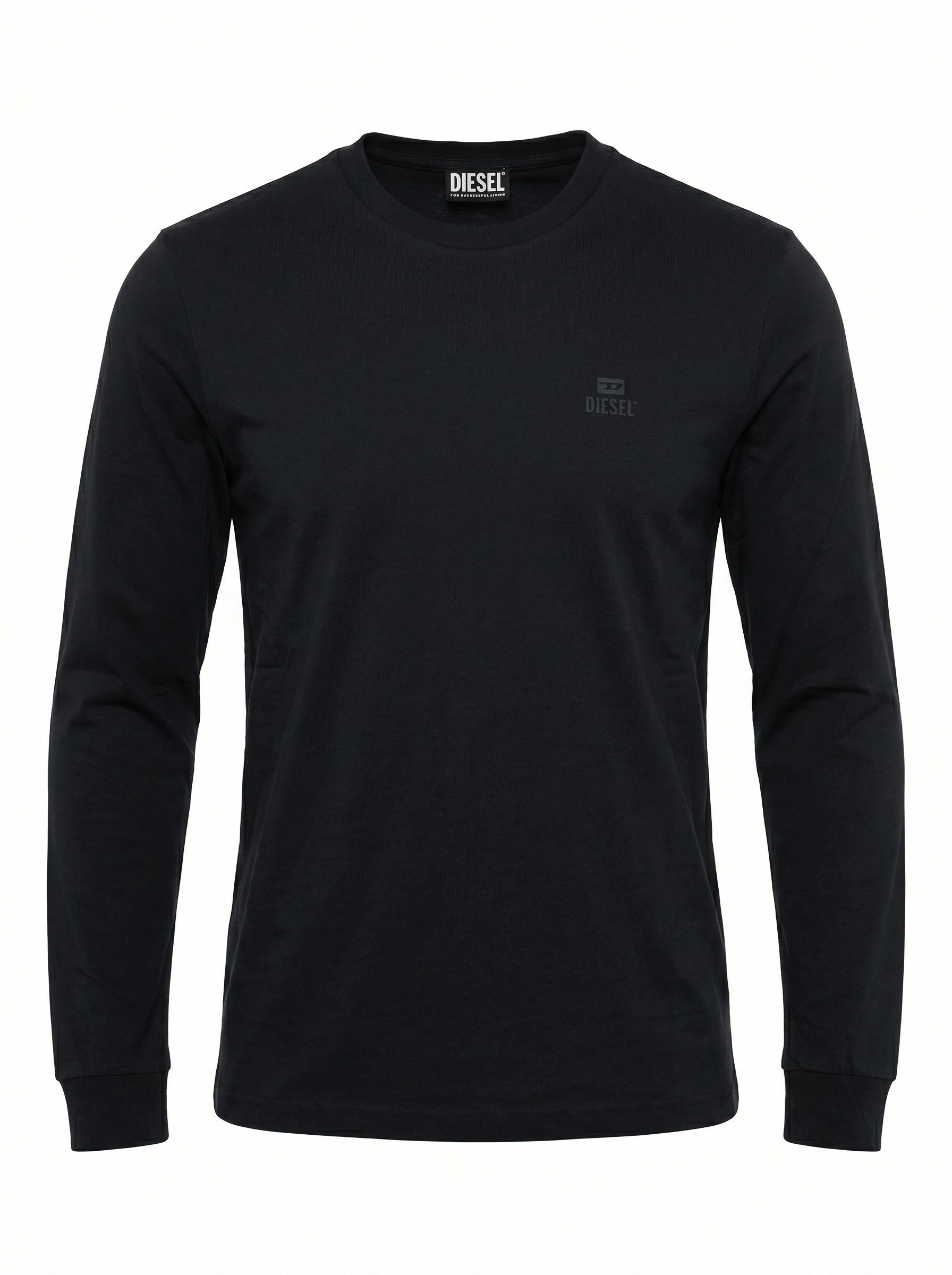 Diesel Rundhalsshirt Slim Fit - T-DIEGO-LONG-A-R-HD-NEW Herren Langarmshirt