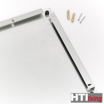 HTI-Living Memoboard Memoboard Glas rechteckig Worldmap, Magnettafel Magnetboard Schreibtafel Schreibboard