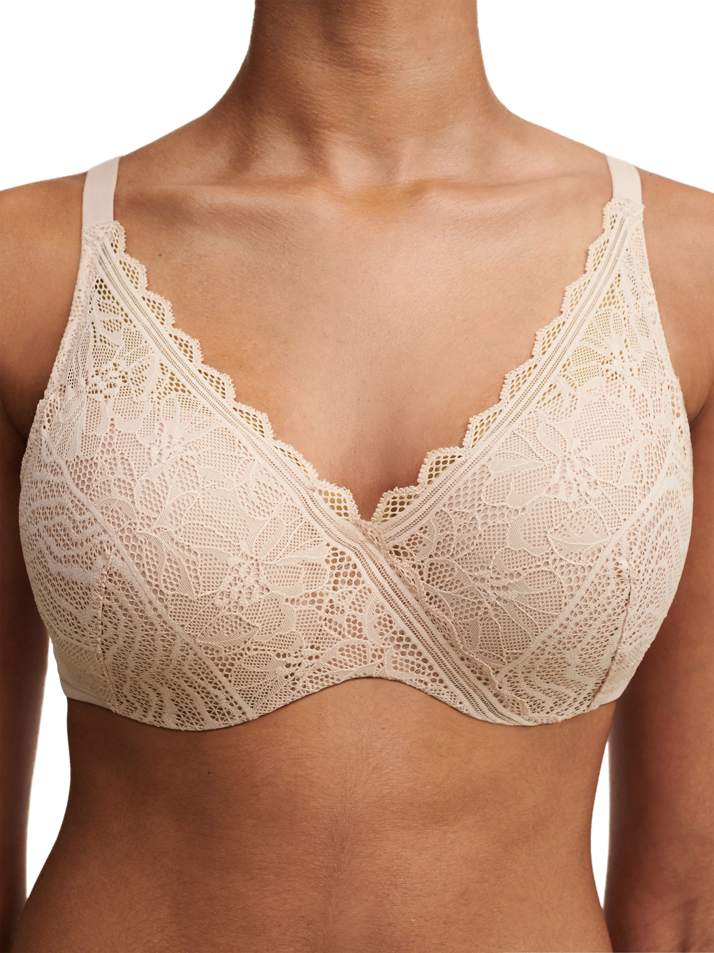 Chantelle T-Shirt-BH FLORAL TOUCH Spitze, blickdichtes Gewebe
