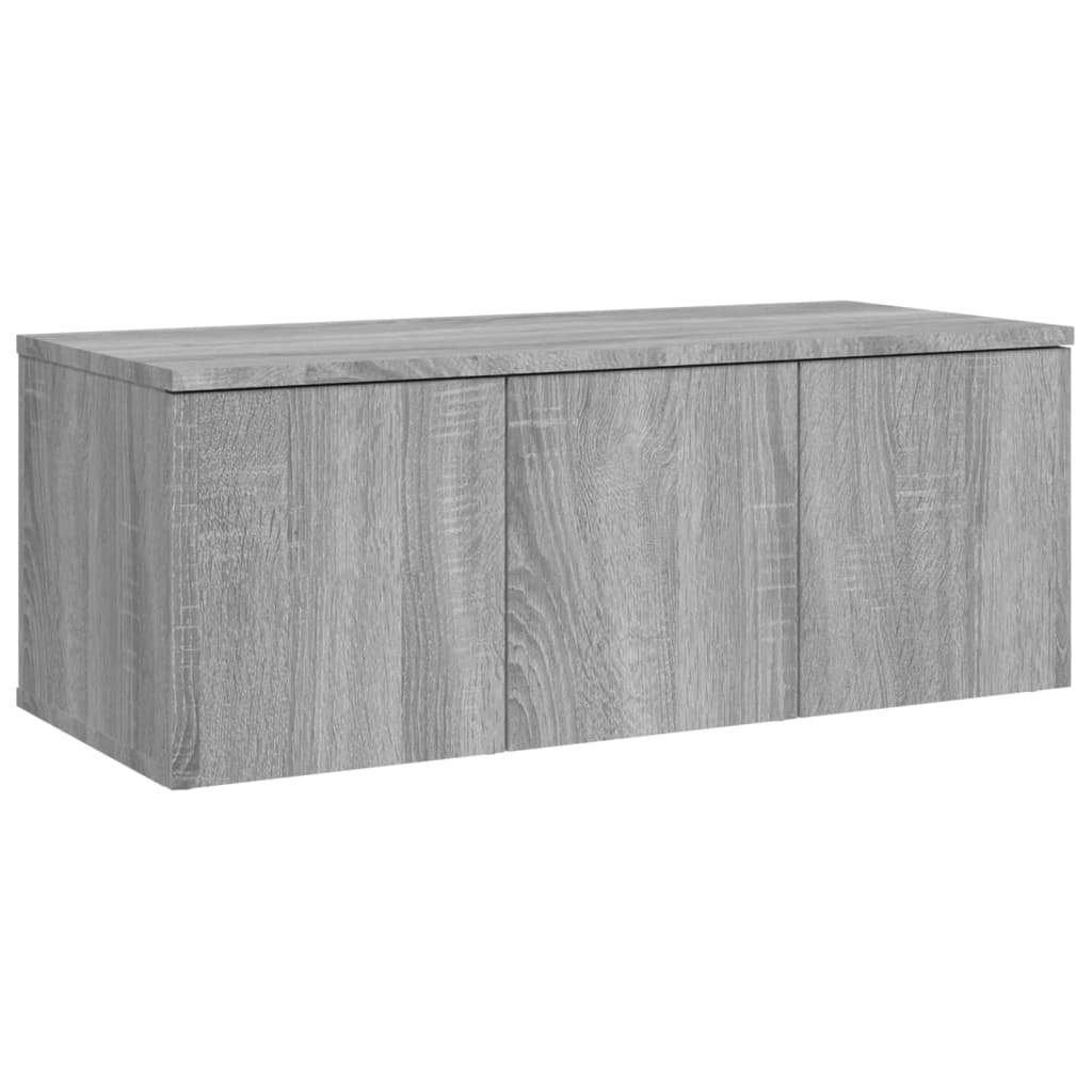 Holzwerkstoff TV-Schrank Sonoma cm 80x34x30 (1-St) vidaXL TV-Schrank Grau