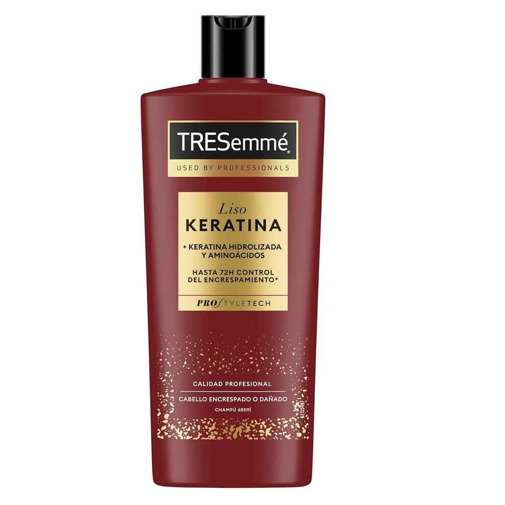 Unilever Haarshampoo TRESemme Shampoo Liso Kerat - für Glattes Haar - 685 ml