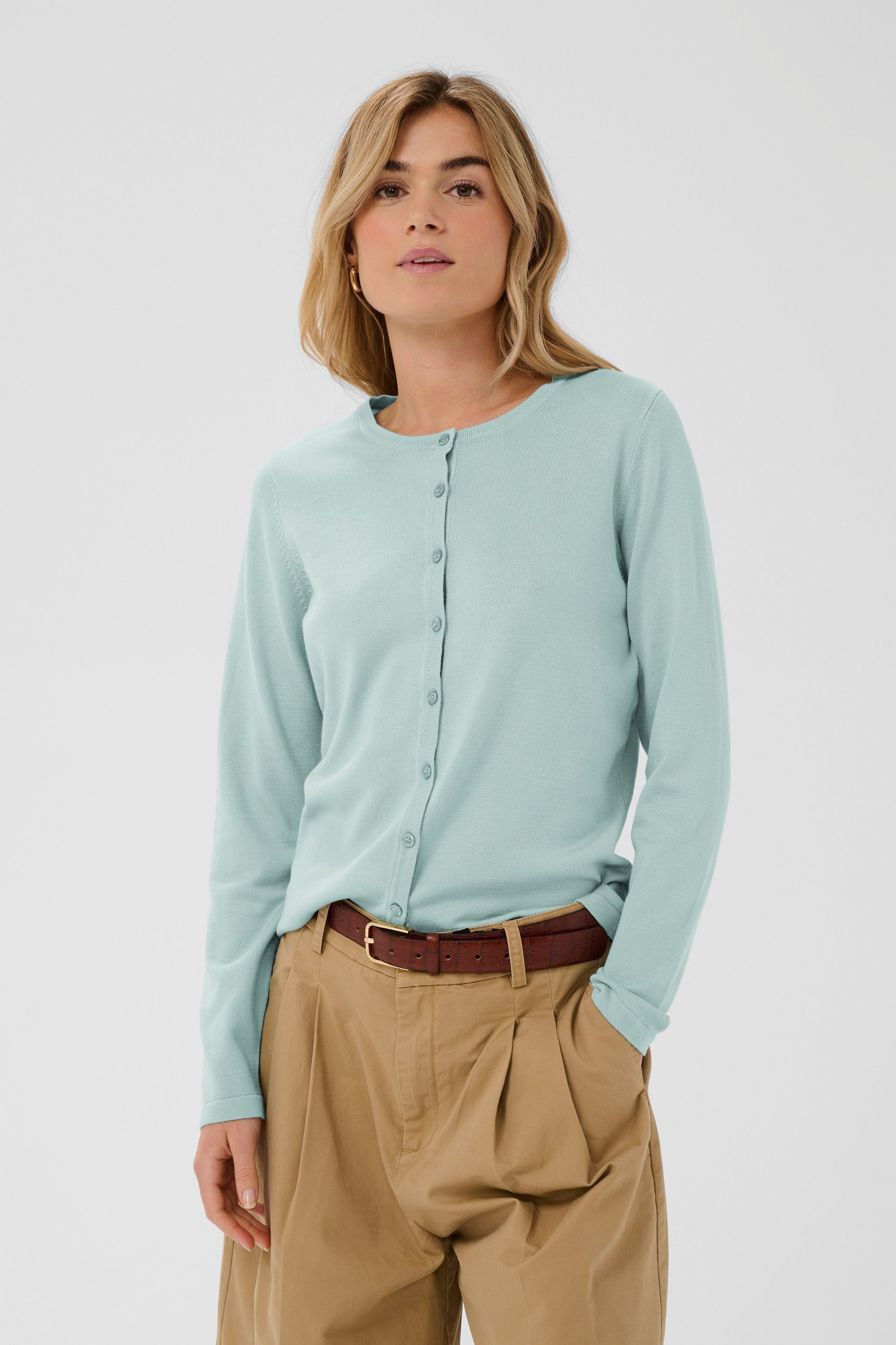 Saint Tropez Strickjacke A8661, MilaSZ R-Neck Cardigan Viskosemischung, Cla günstig online kaufen