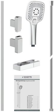 Schütte Stangenbrause-Set RAVENNA, Höhe 65 cm, 3 Strahlart(en), 1 tlg., 3-fach verstellbar / Antikalk / wassersparend