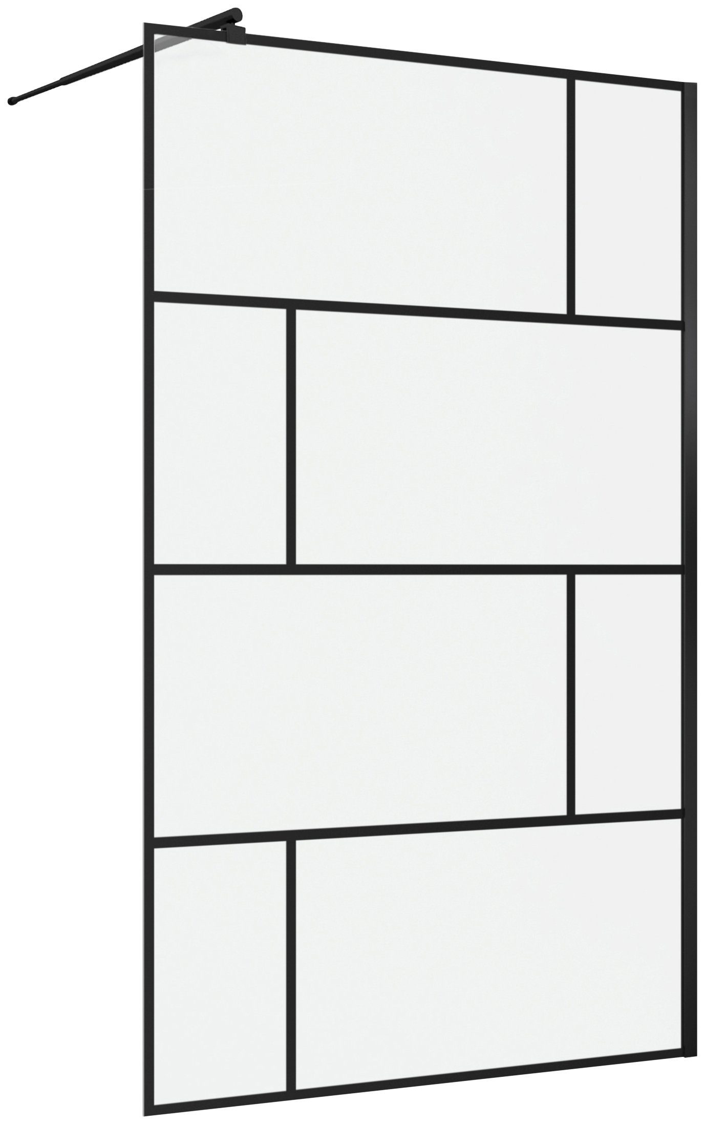 Marwell Walk-in-Dusche Bricks, Einscheibensicherheitsglas, (3 tlg), günstig online kaufen