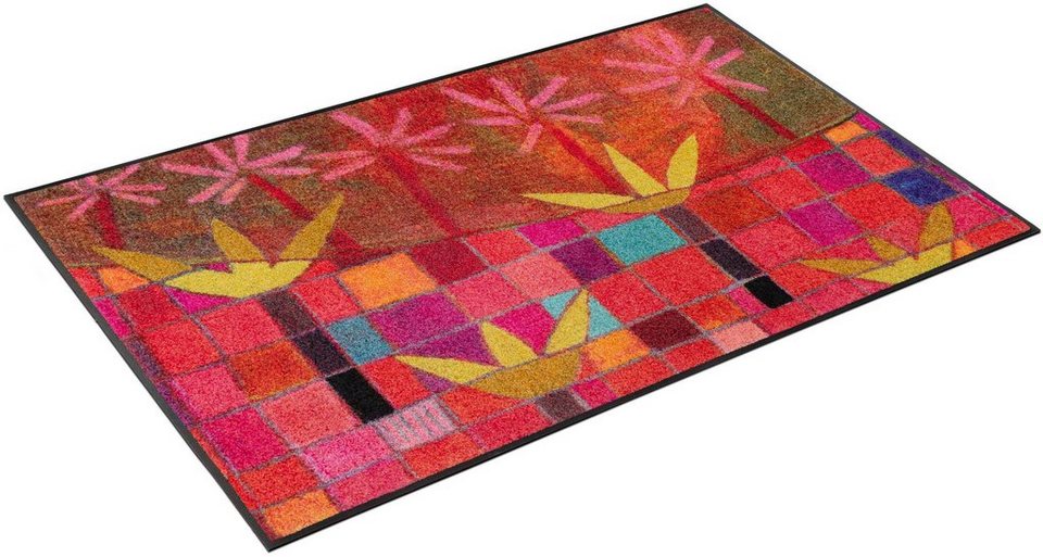 Teppich Tobago, wash+dry by Kleen-Tex, rechteckig, Höhe: 7 mm, modernes  Design, In- und Outdoor geeignet, waschbar, Wohnzimmer