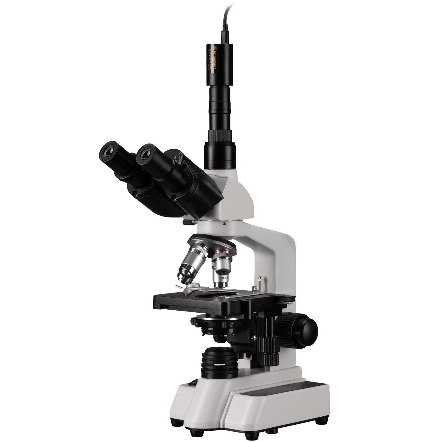 BRESSER Researcher Trino 40-1000x Mikroskop mit MikrOkular LF Full HD… Auf- und Durchlichtmikroskop