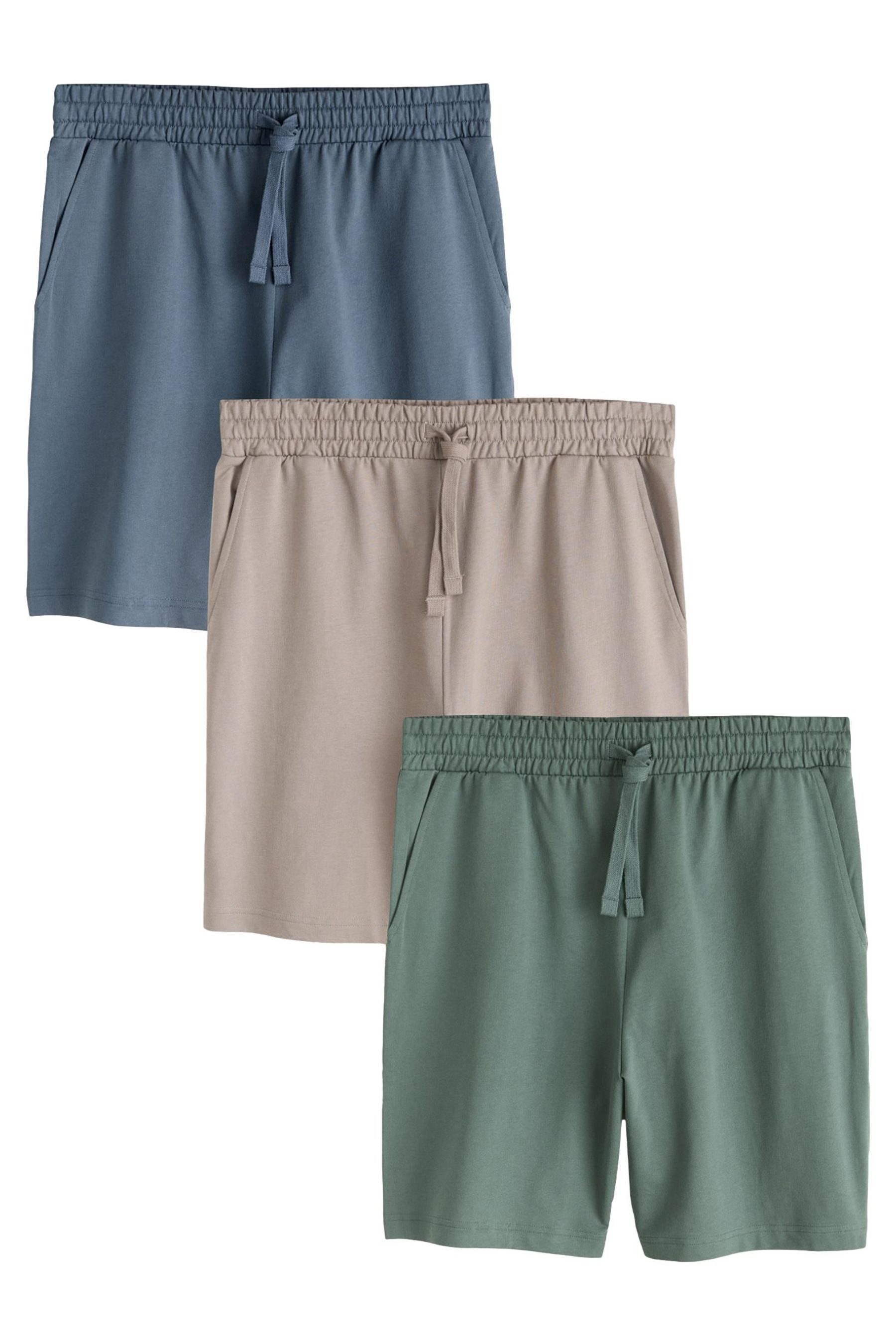 Next Relaxshorts Leichte Shorts, 3er-Pack (3-tlg)