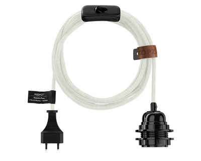 Hoopzi Lampenfassung Bala Fassung e27 mit Kabel und Schalter Lampe Pendelleuchte