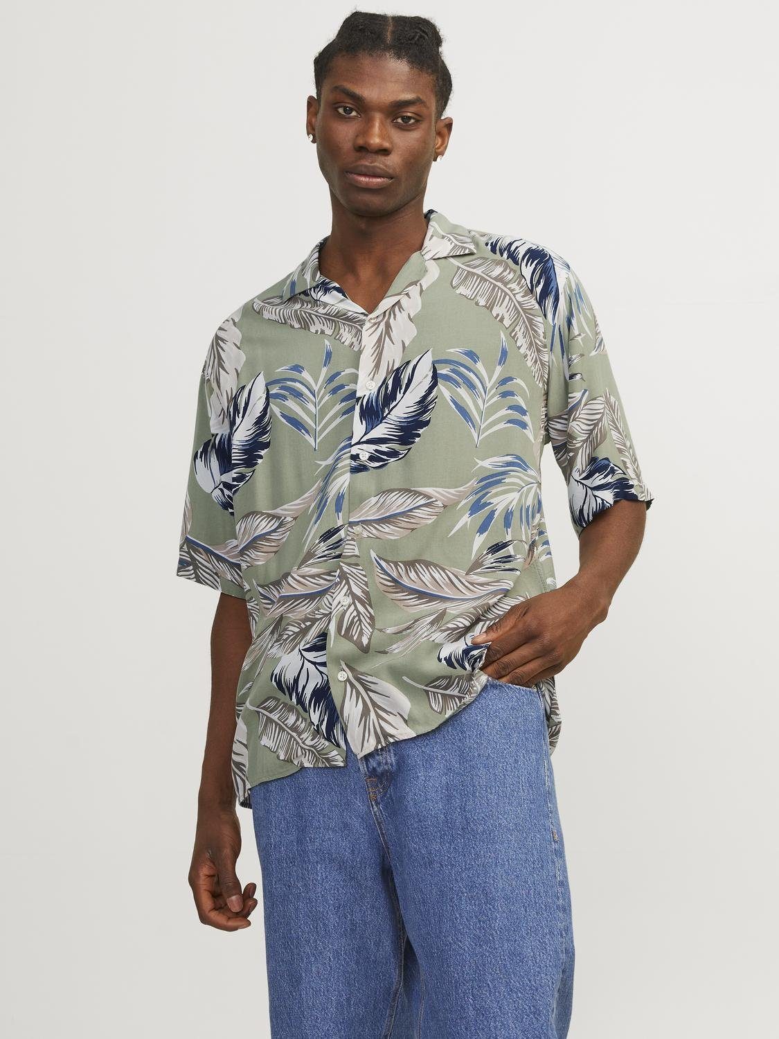 Jack & Jones Hawaiihemd JJEJEFF AOP RESORT SHIRT SS SN