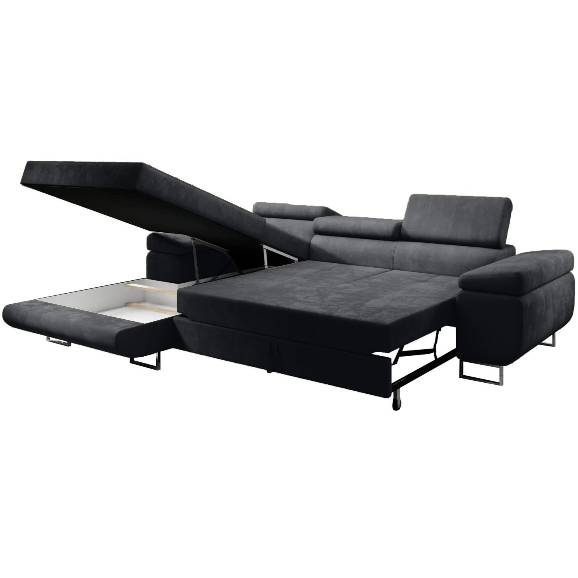 Beautysofa Ecksofa Alons mit Schlaffunktion auf günstig online kaufen