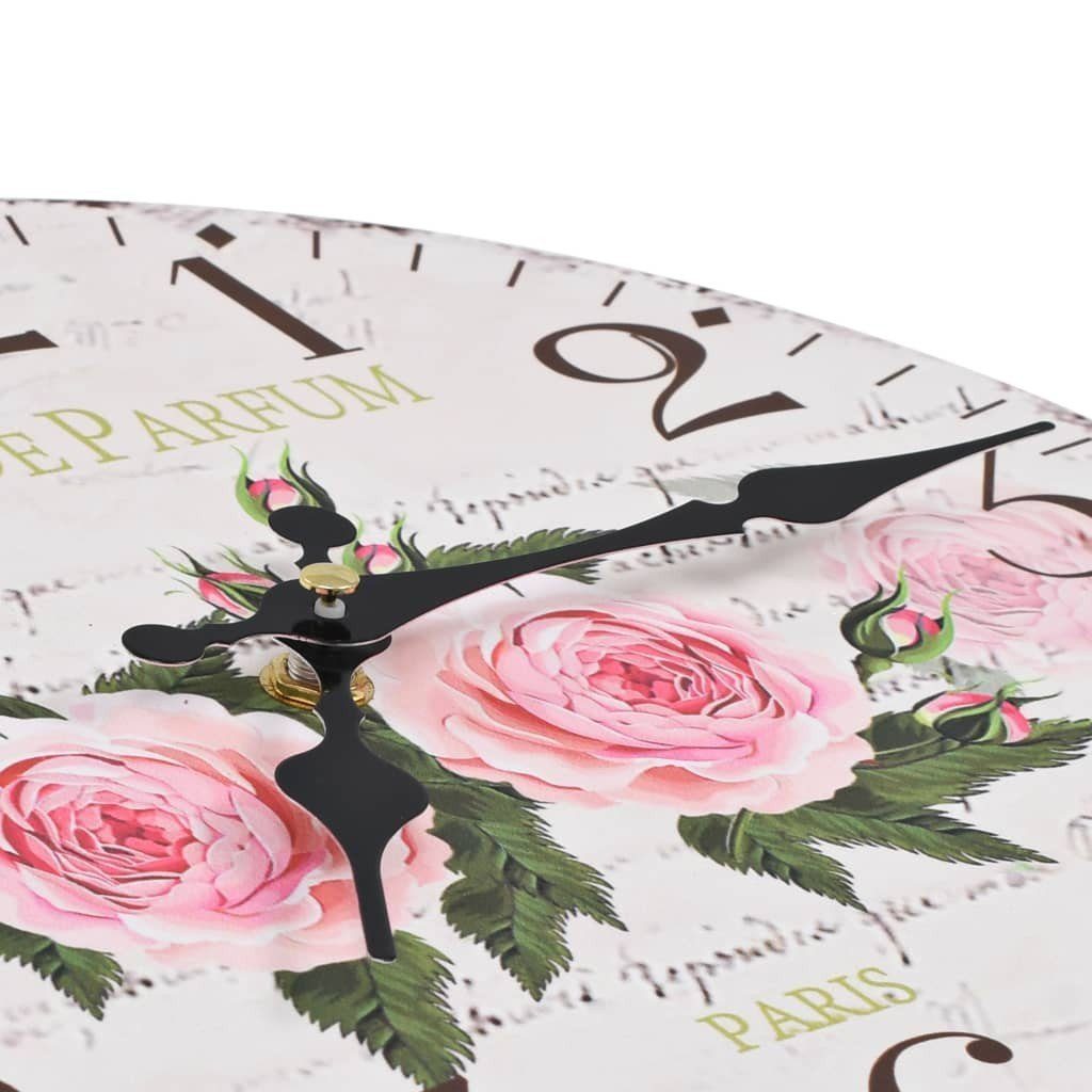 tinkaro Uhr JARON Holz Blumendruck-Mehrfarbig günstig online kaufen