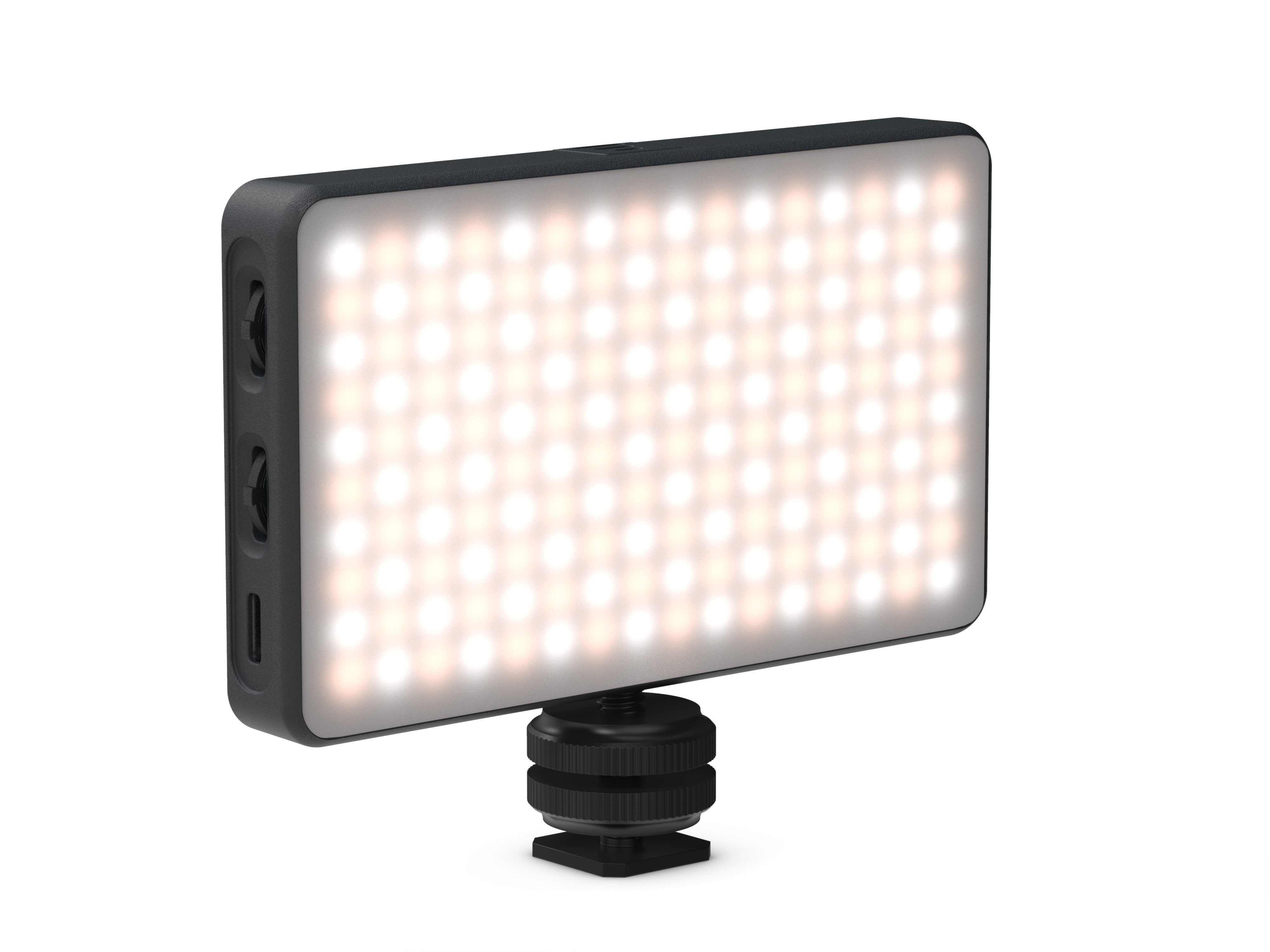 ShiftCam LED Panel Pro Bi-color, LED fest integriert, natürliches Licht, Bi-Color, 2500-6500K, Blitzschuh-Adpater, Universal Adapter