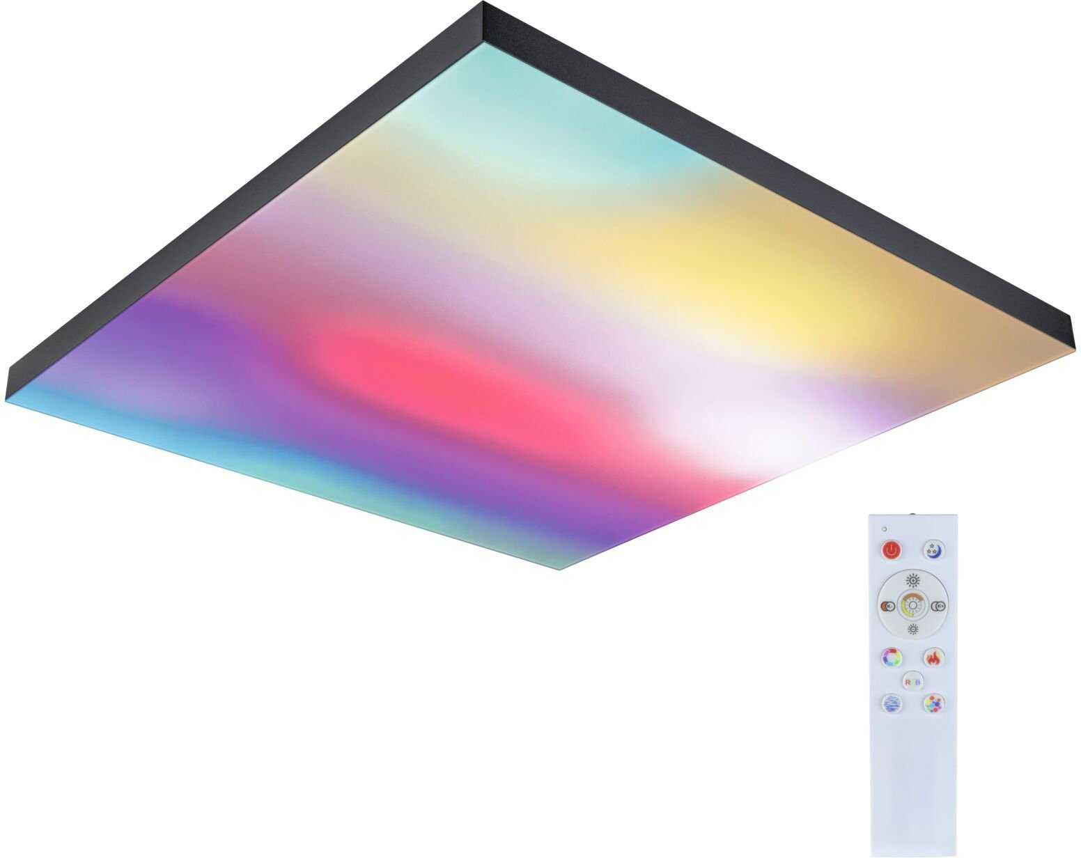 Paulmann LED Panel Velora Tageslichtweiß integriert, Rainbow, LED fest