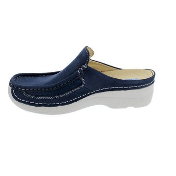 WOLKY Roll-Slide, Clog, Antique nubuck, Denim, 0620211-820 Clog