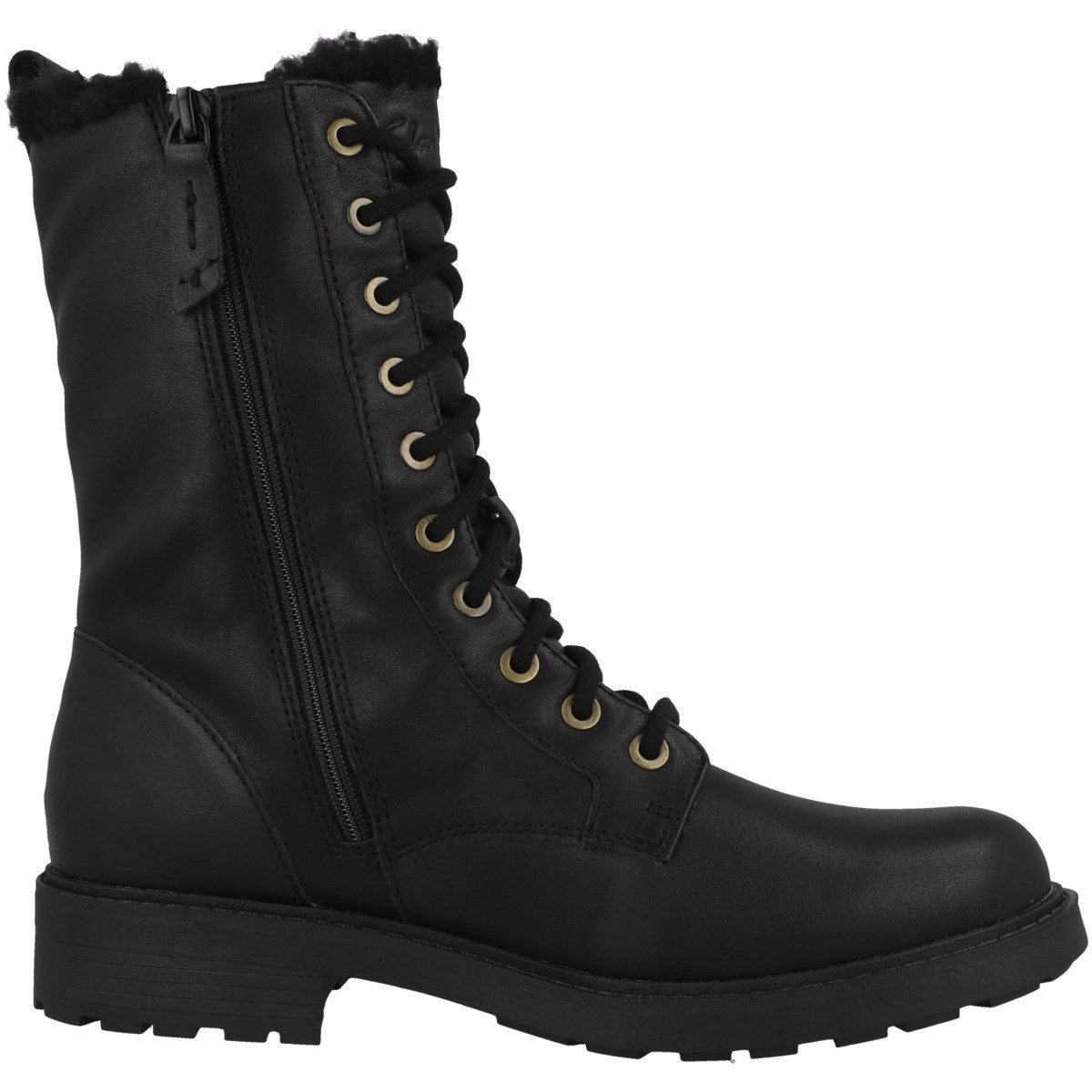 Clarks Orinoco2 Style Damen Schnürboots Stiefeletten, Stiefel, Winterstiefel, Winterboots, Schneestiefel