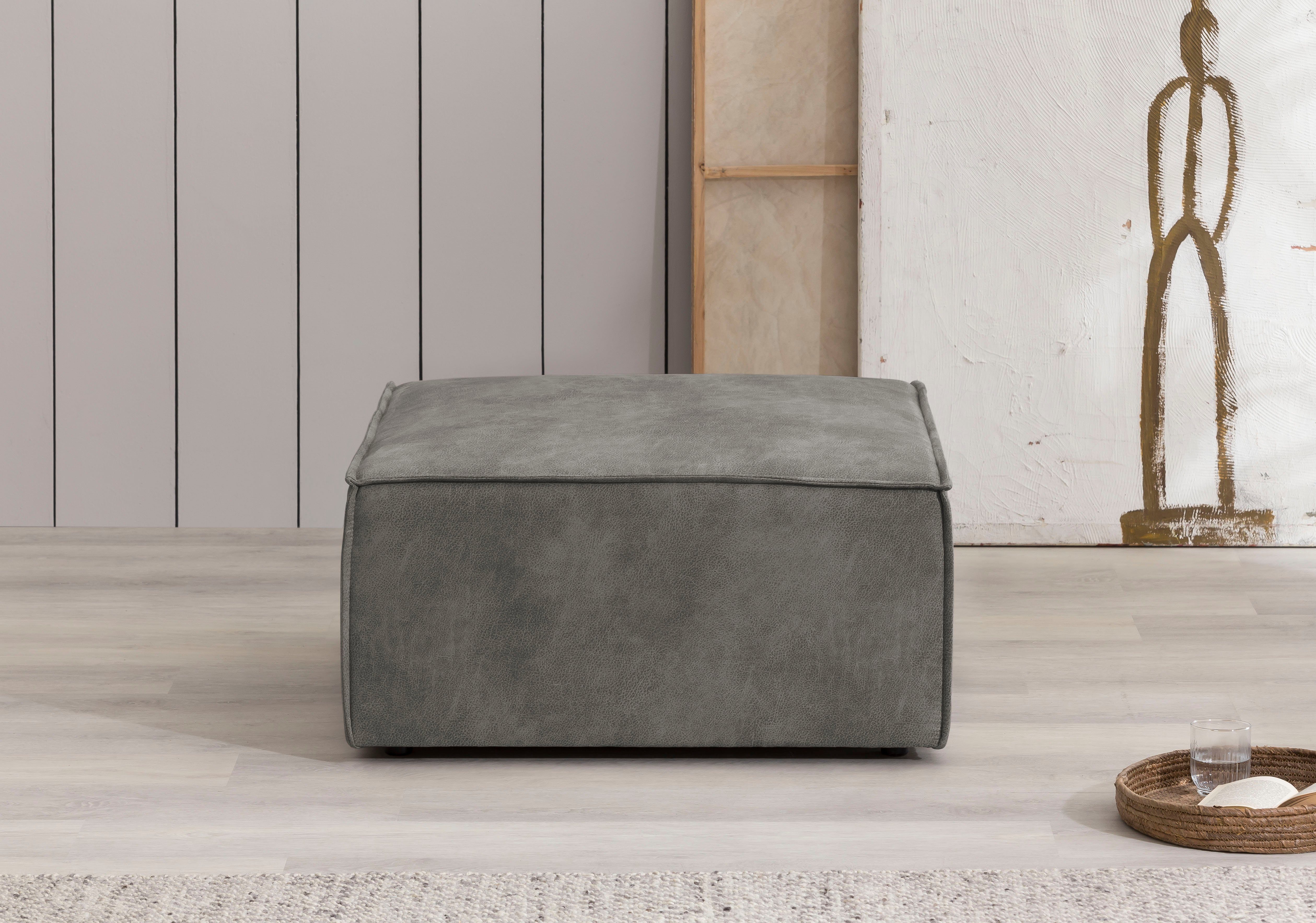 Home affaire Hocker SHERWOOD, Hocker quadratisch, günstig online kaufen