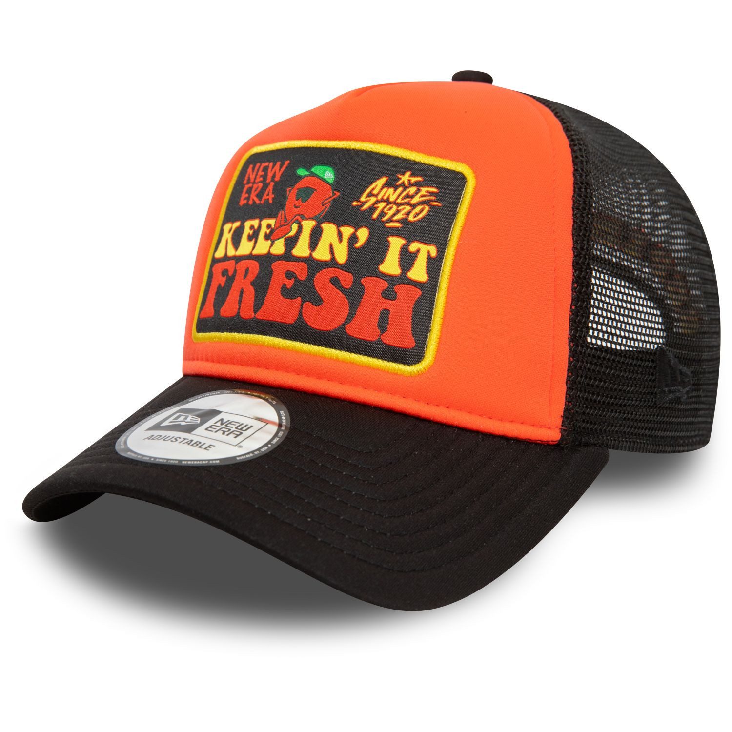 New Era A-Frame Trucker verstelbare baseballpetten van mesh, één maat, voor de zomer, één maat