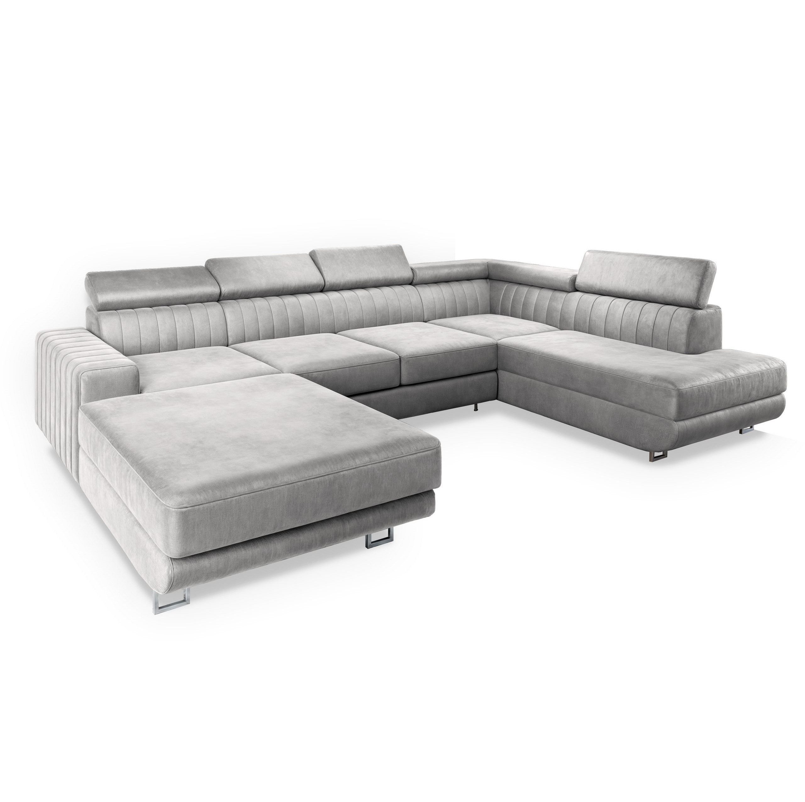 Masseno Ecksofa SIENA mit Schlaffunktion U-Form, Sofa mit Bettkasten günstig online kaufen