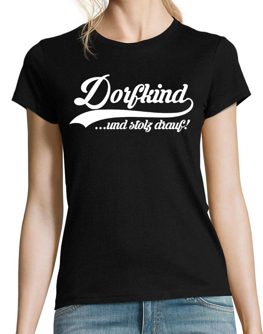Youth Designz Print-Shirt Dorfkind Damen T-Shirt mit modischem Print günstig online kaufen