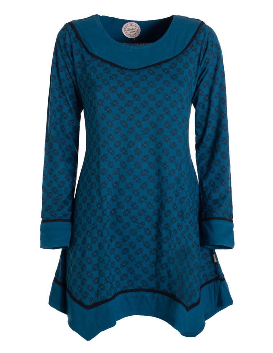 Vishes Tunikakleid Langarm Damen Tunika Shirt-Kleid günstig online kaufen