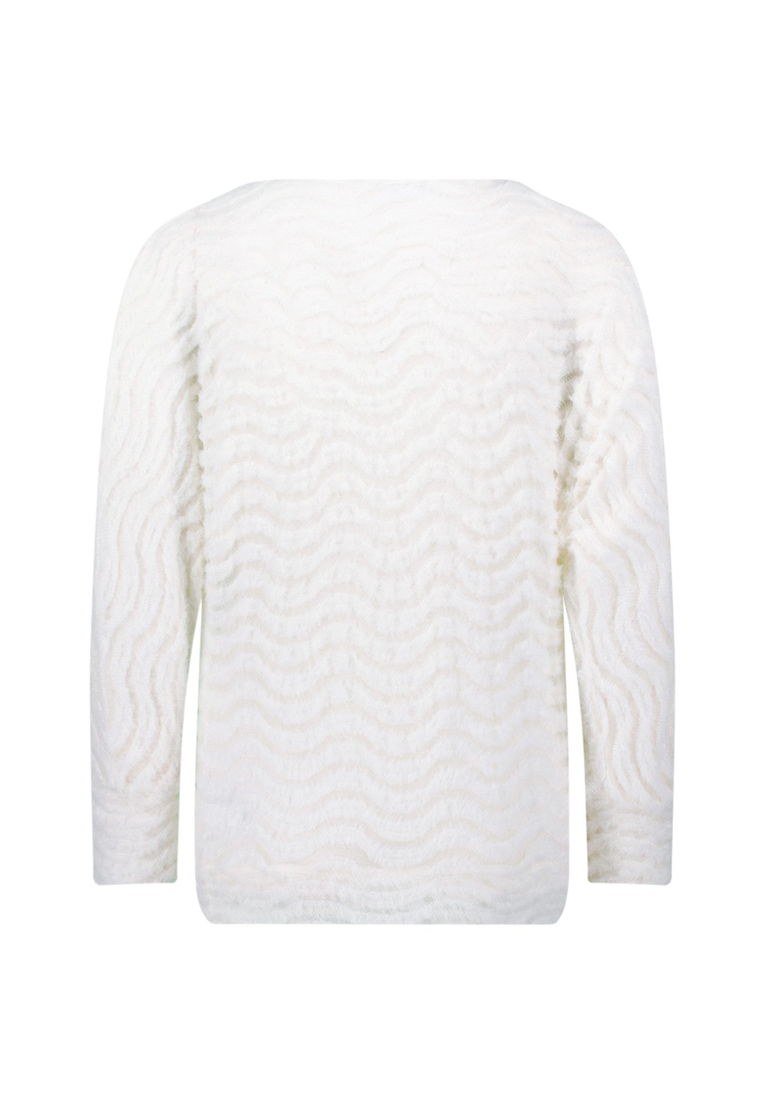 Zero Sweatshirt Damen mit Wellenmuster weiteres Detail
