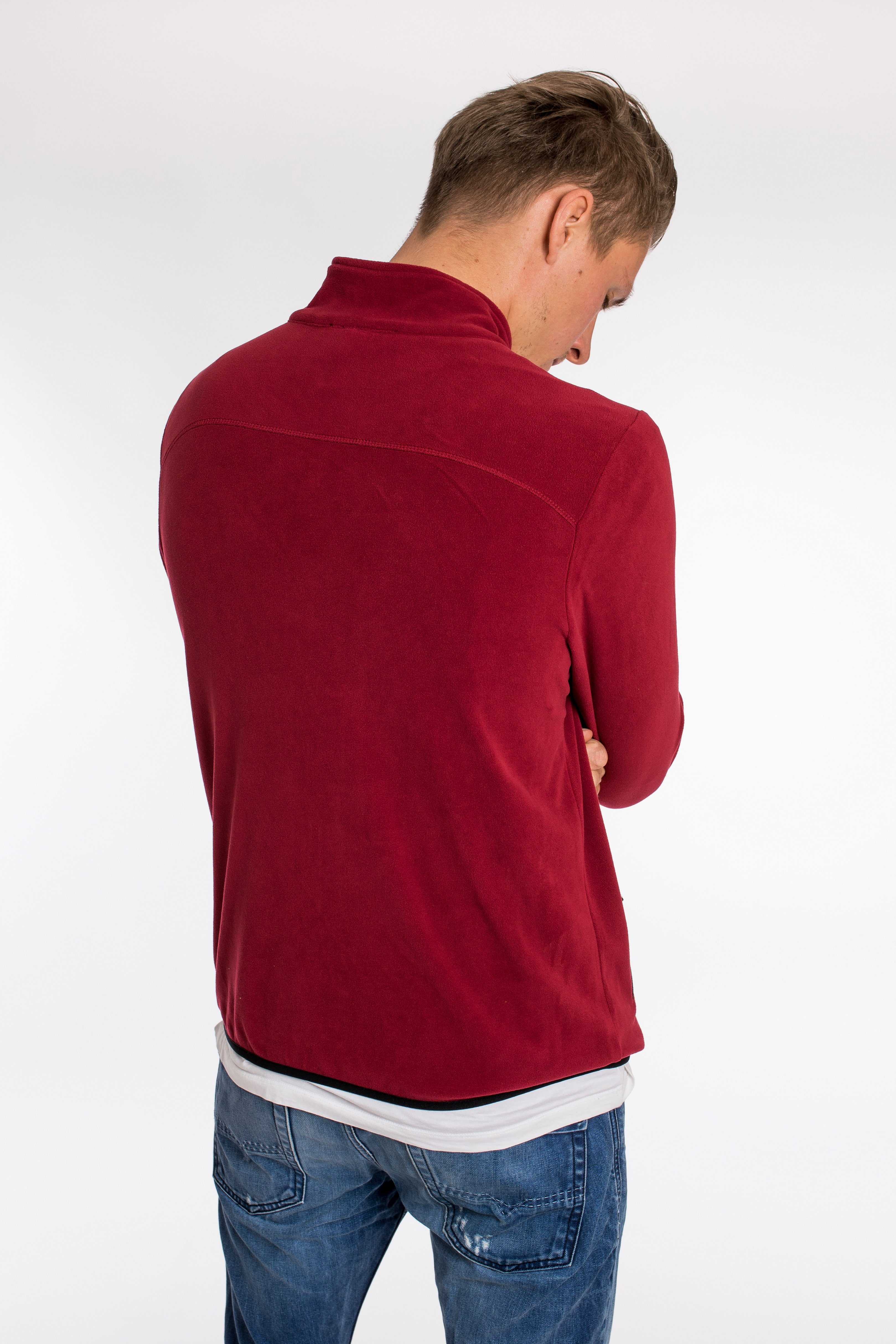 DEPROC Active Fleecejacke KIRKVALE MEN weiche Fleecejacke in traditioneller Optik