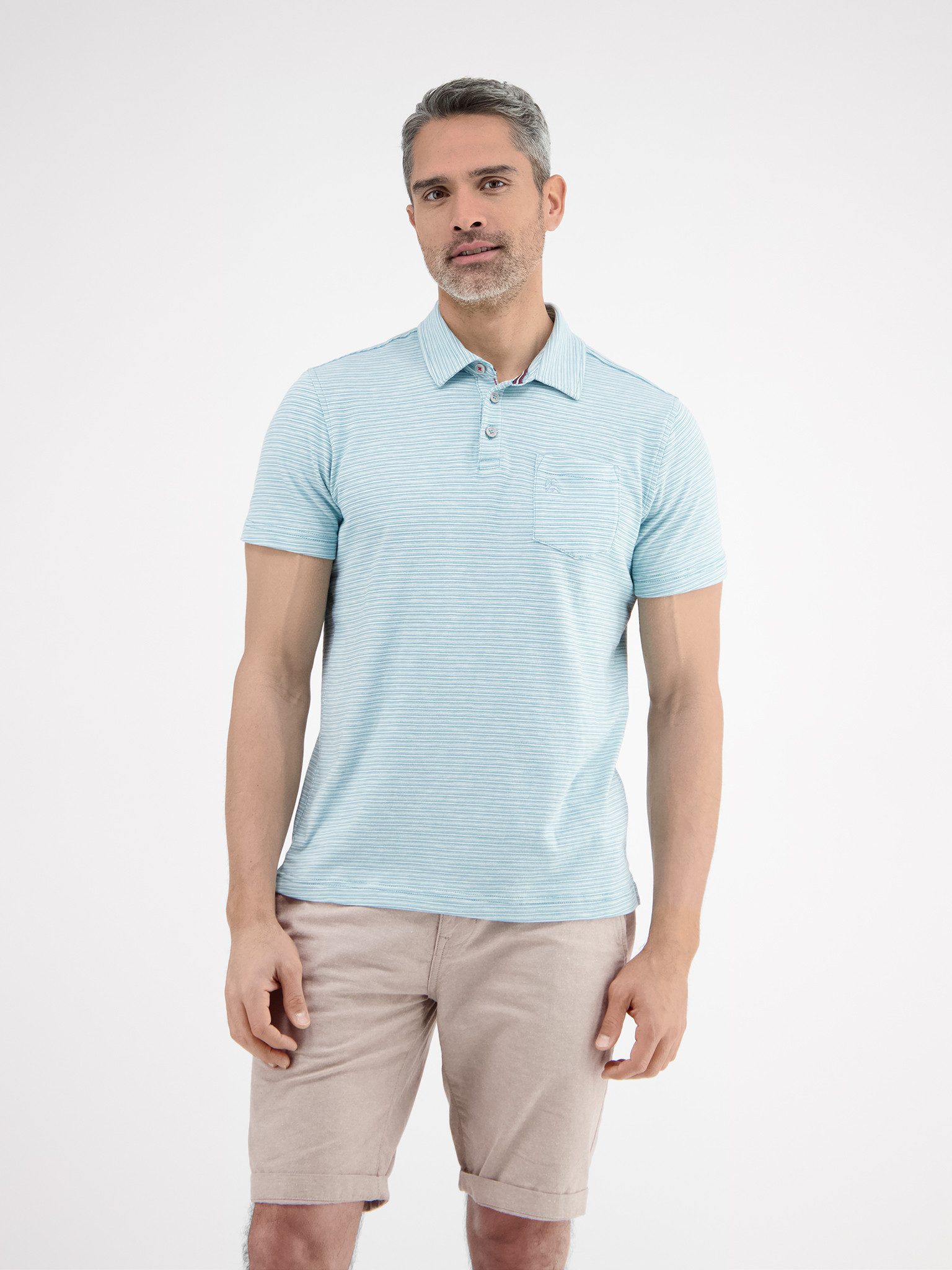 LERROS Poloshirt mit Streifen Muster günstig online kaufen