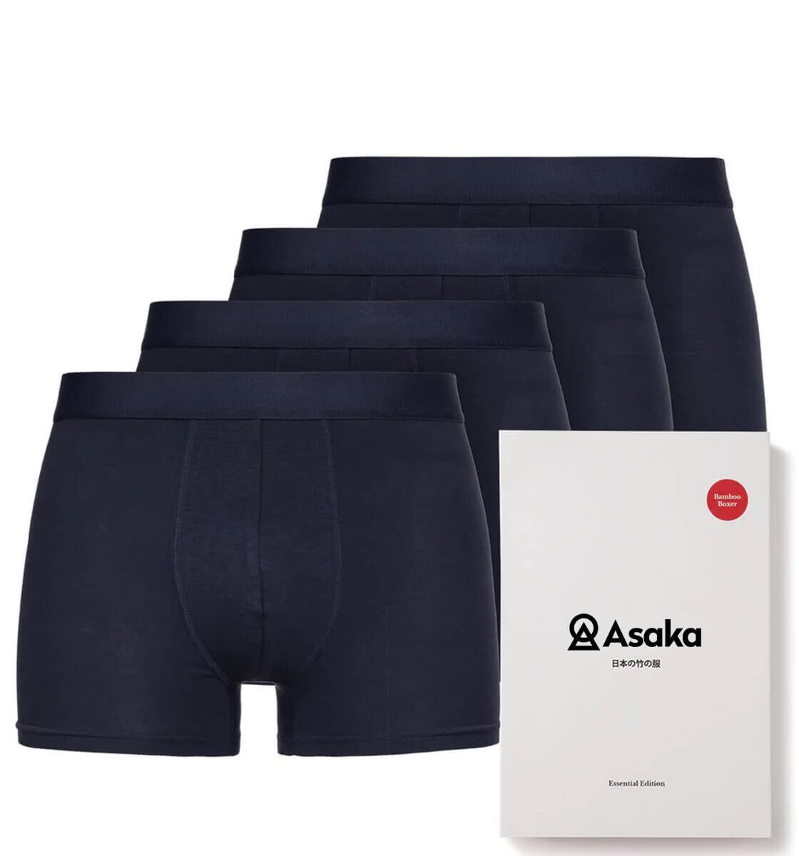 Boxershorts 4er-Pack Boxershorts navy – Bambusviskose Herren Set