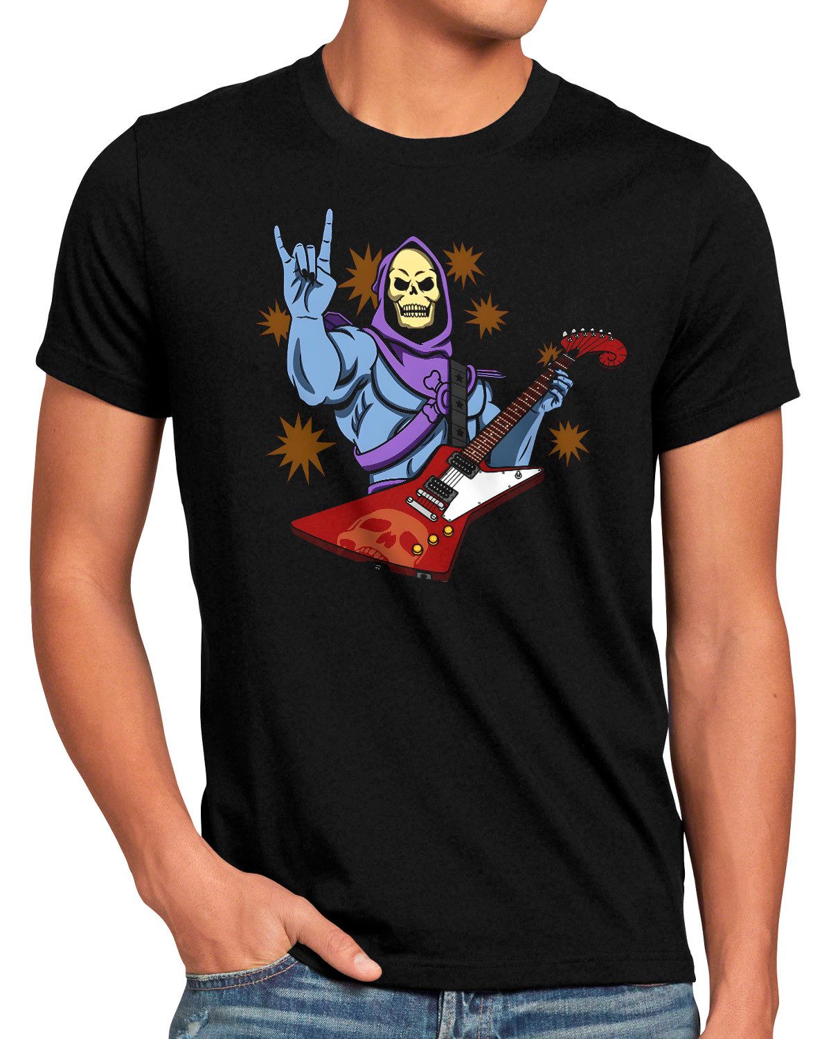 style3 T-Shirt Metal Hard Grayskull he-man skeletor masters universe
