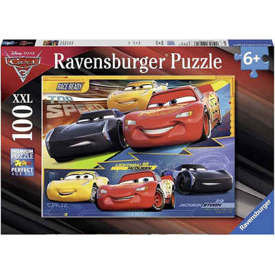 Ravensburger Puzzle Ravensburger - Disney´s Cars: Mit Vollgas voraus!, 100 Puzzleteile