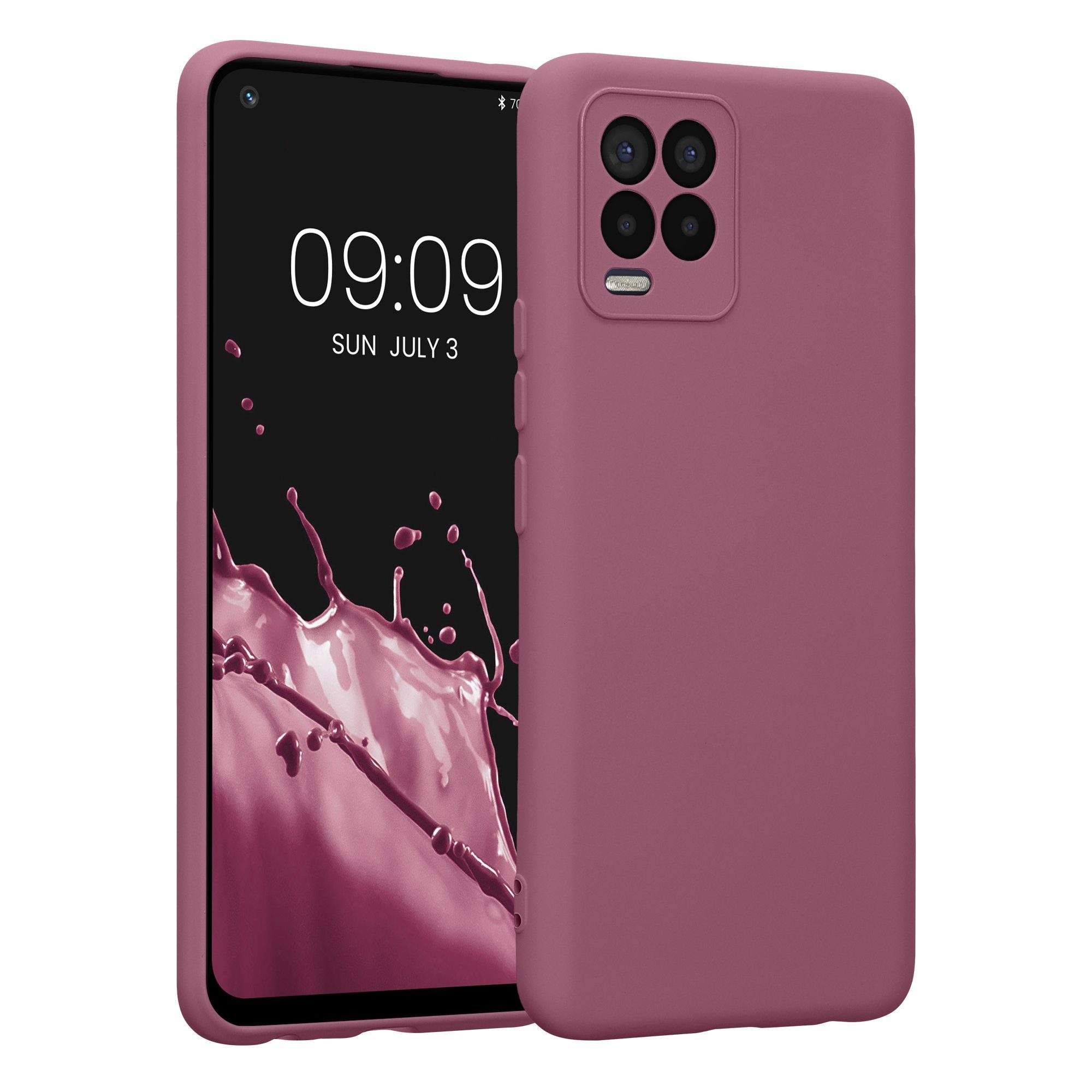 kwmobile Handyhülle Slim Case für Realme 8 / 8 Pro, Hülle Silikon Handy - Handyhülle gummiert