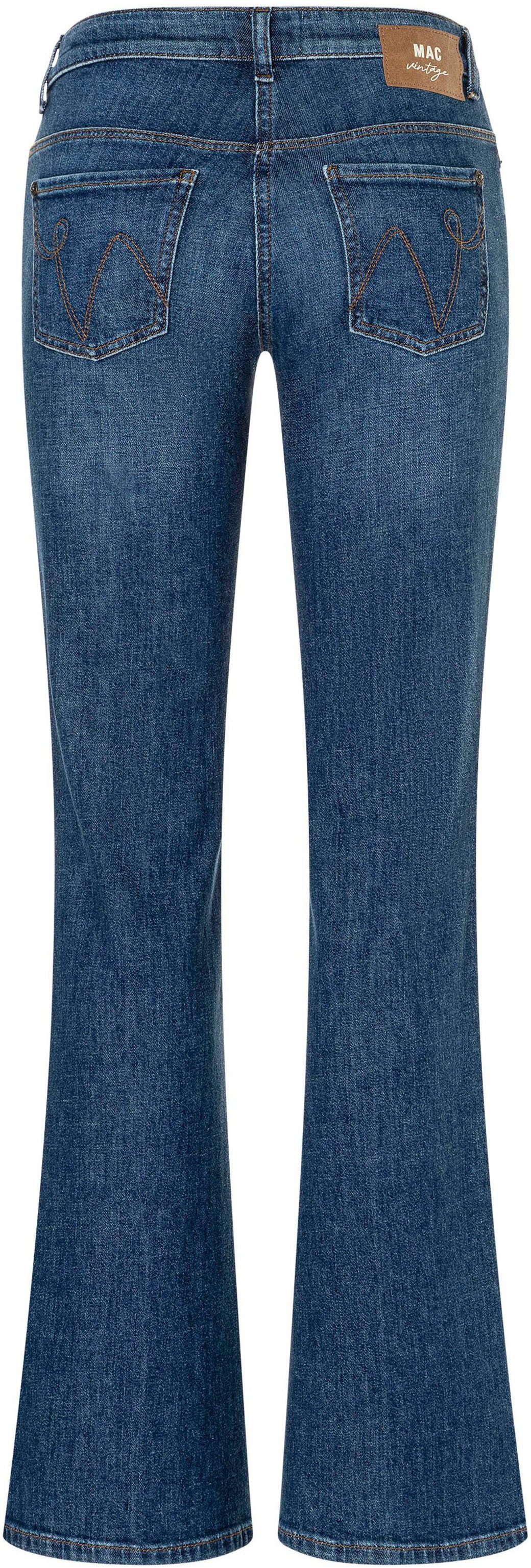 MAC Bootcut-Jeans DETROIT flared Aufwendig gearbeitete Details an den Vordertaschen – Bild 4 von 5