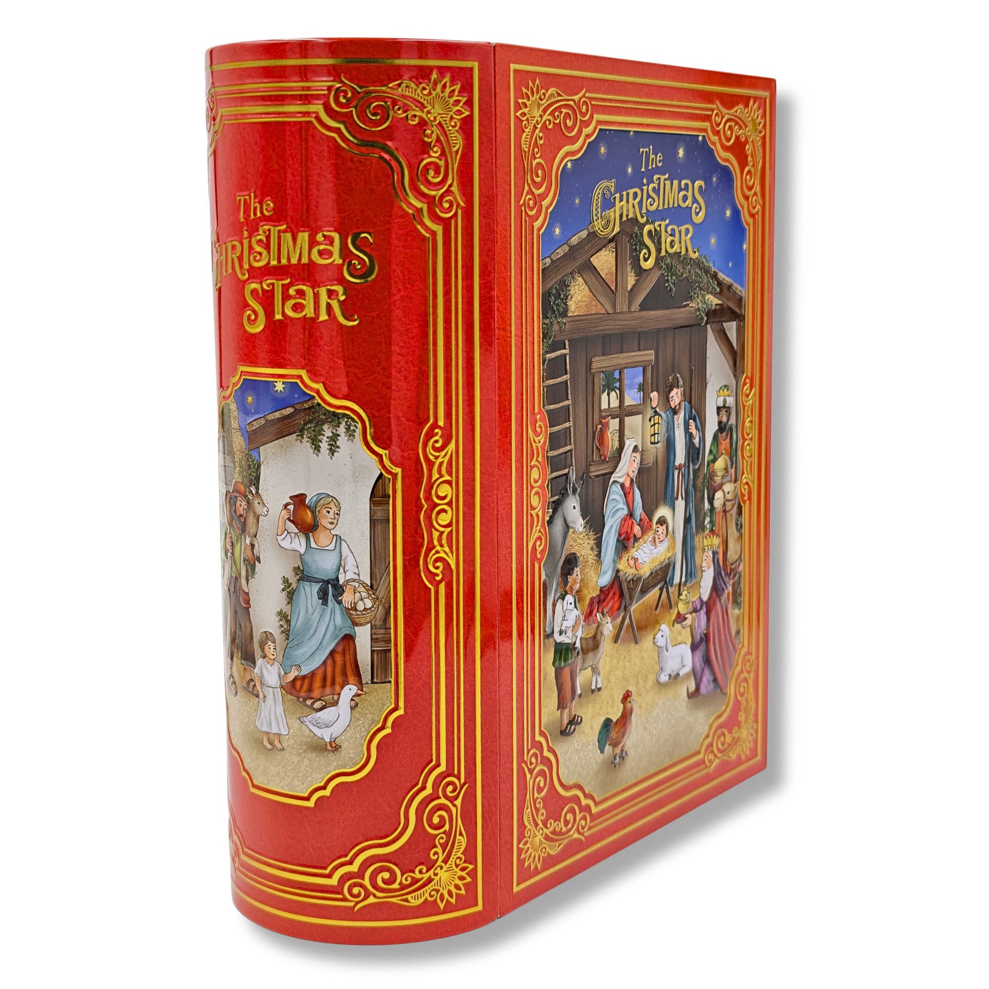 MediMuc Keksdose Große Buchdose Weihnachtsstern