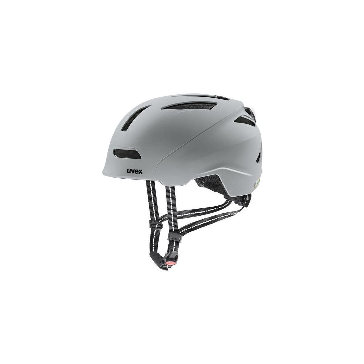 Uvex Fahrradhelm Urban Planet LED, Sicherer und nachhaltiger Cityhelm mit LED-Licht und optimaler