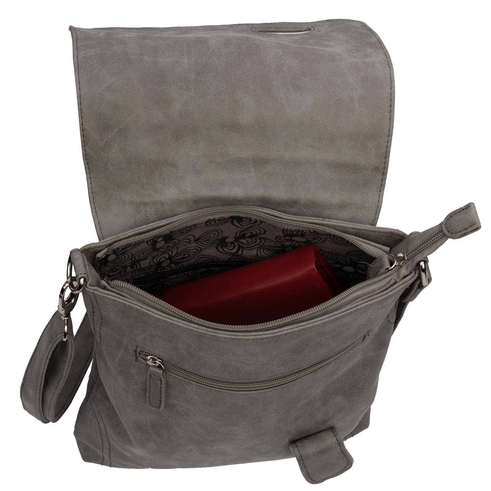 BAG STREET Sporttasche Bag Street Damentasche Umhängetasche Handtasche Schultertasche, als Schultertasche, Umhängetasche tragbar