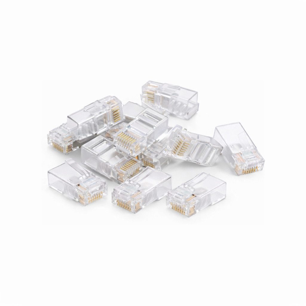 Danicom Netzwerkstecker DANICOM UTP RJ45 CAT6 Netzwerkstecker - für flexible Kabel - 10 Stück
