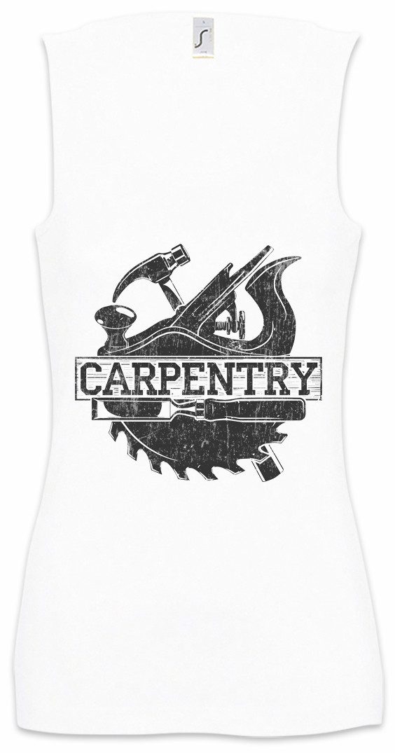 Tanktop Carpentry Ärmelloses Damen T-Shirt Schreiner Meister Handwerk