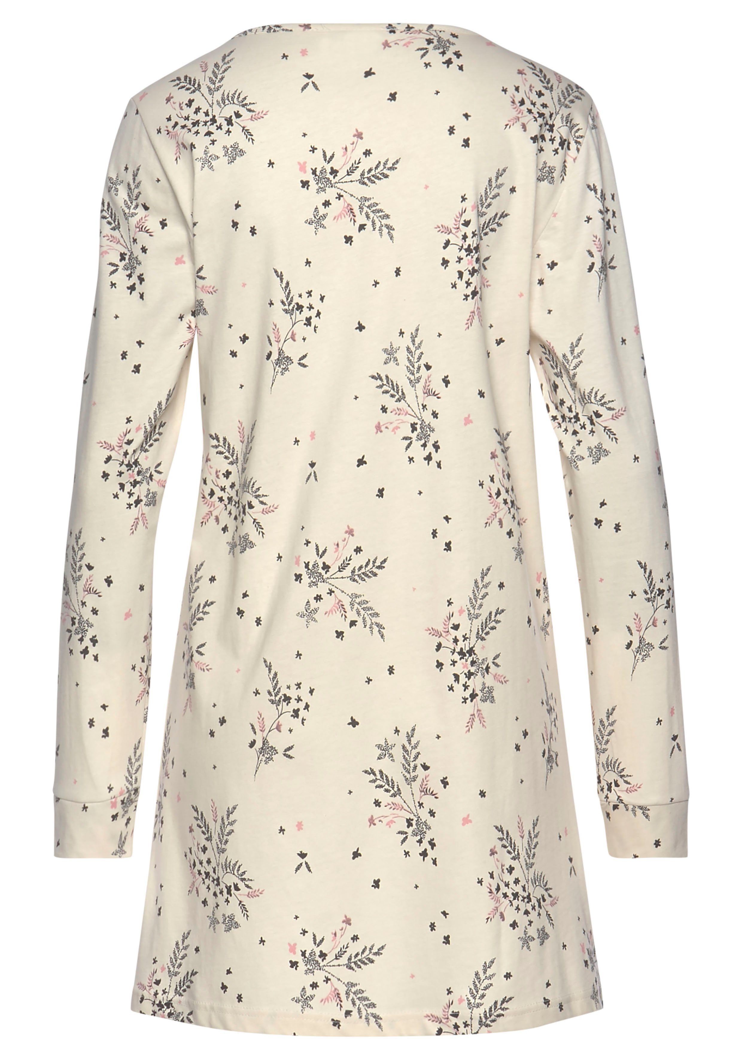 Vivance Dreams Nachthemd (2er-Pack) mit feinem Blumenprint