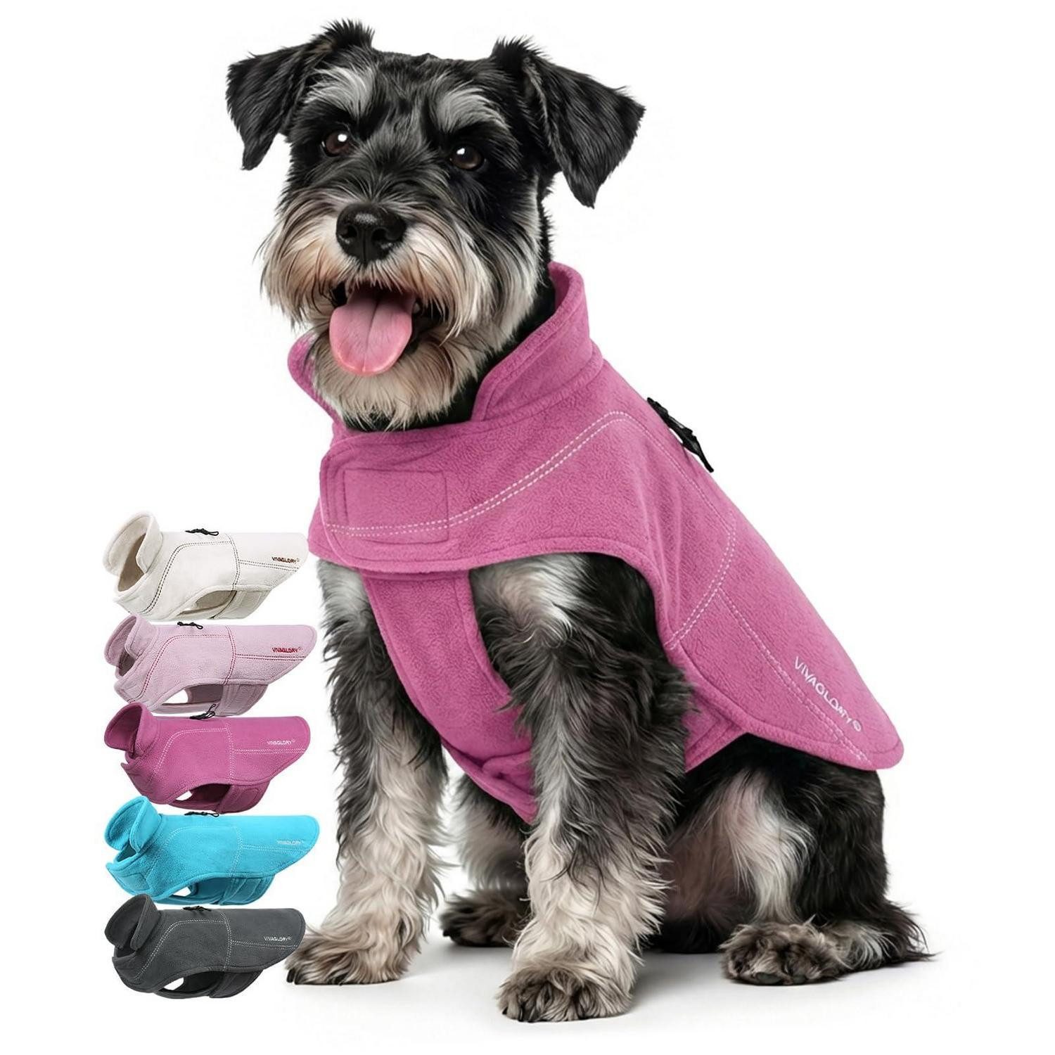 LuxusKollektion Hundemantel Hundemantel Softpad Fleece XXS Fuchsia