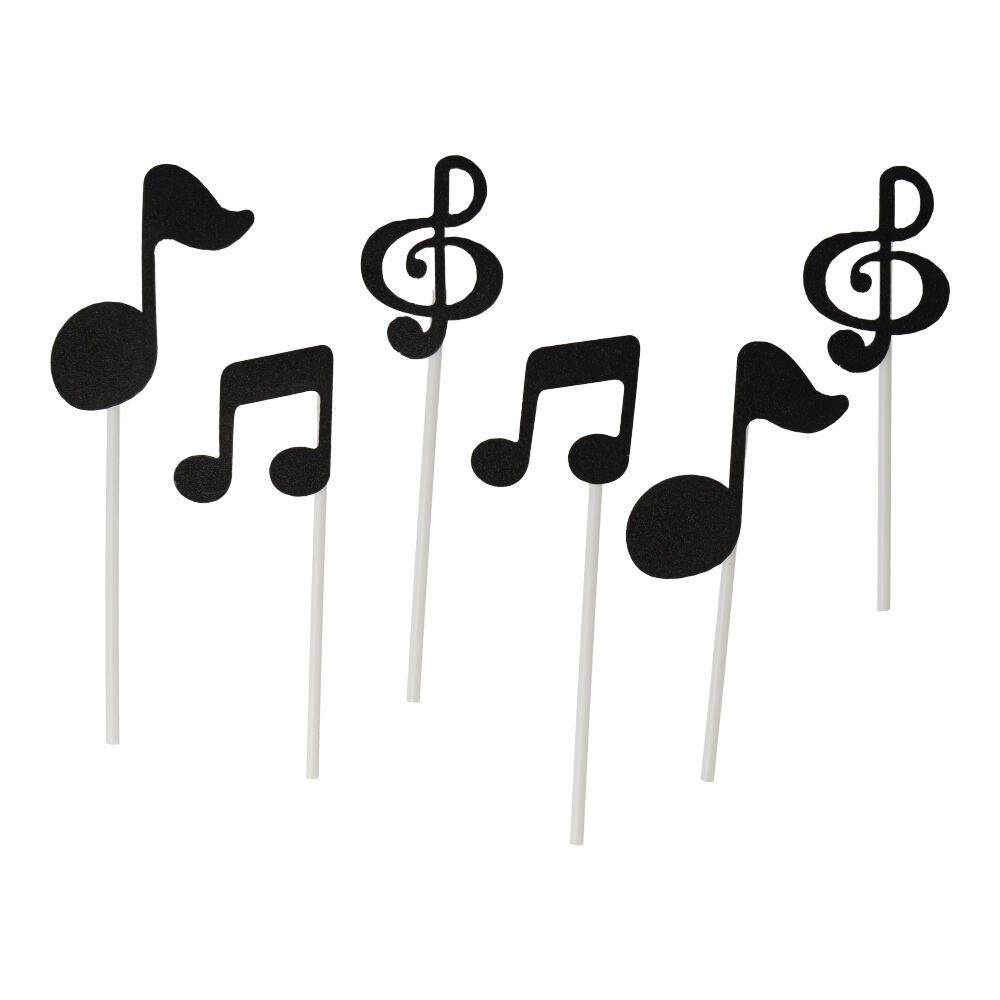 mugesh Топпер для торта Топпер для торта Notenmotive, für Musiker