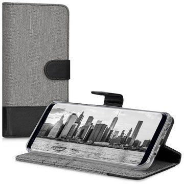 kwmobile Handyhülle Wallet Case für Samsung Galaxy S8, Hülle mit Ständer - Handyhülle Kartenfächer